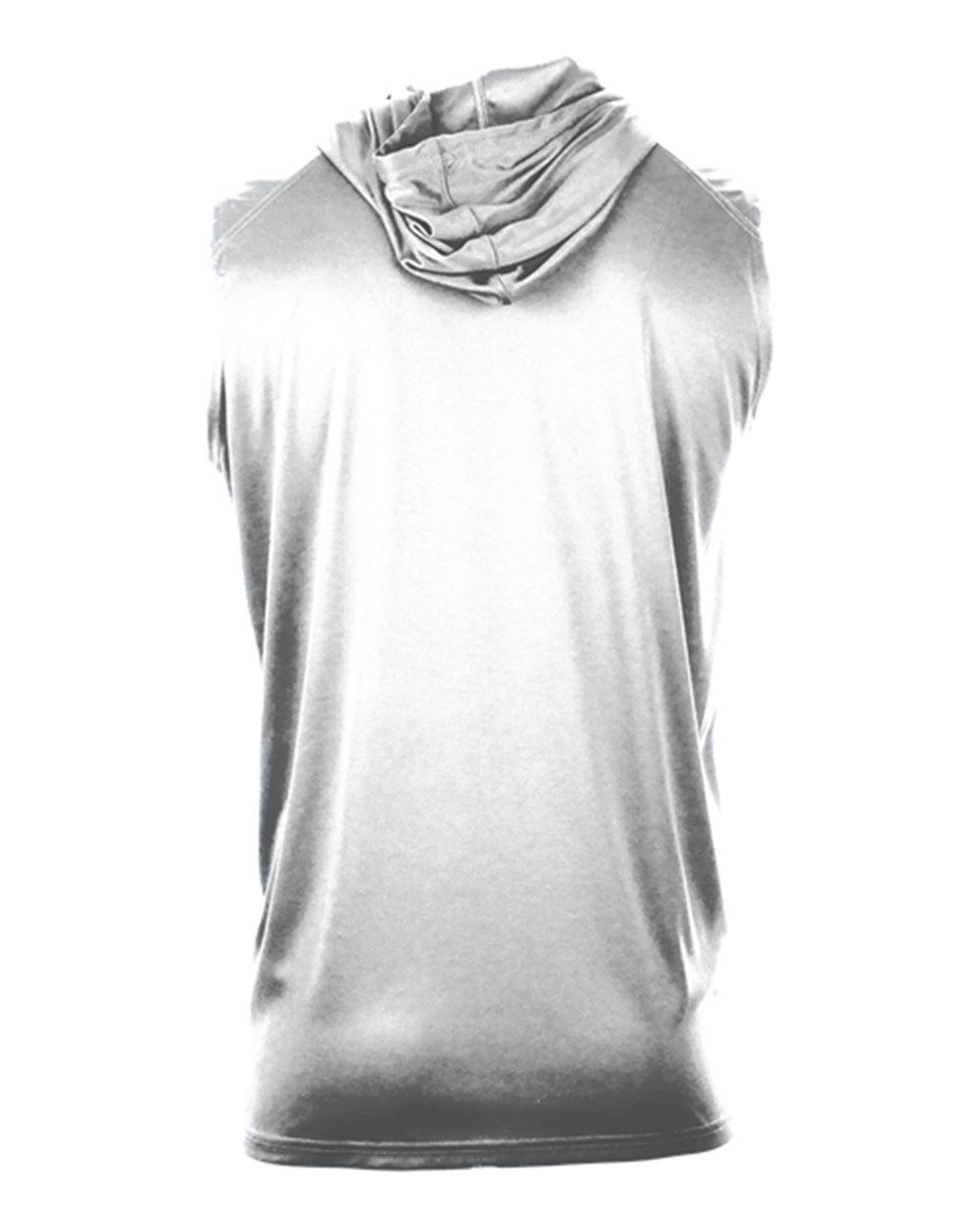 4108 Badger B-Core Sleeveless Hooded T-Shirt - Back Image