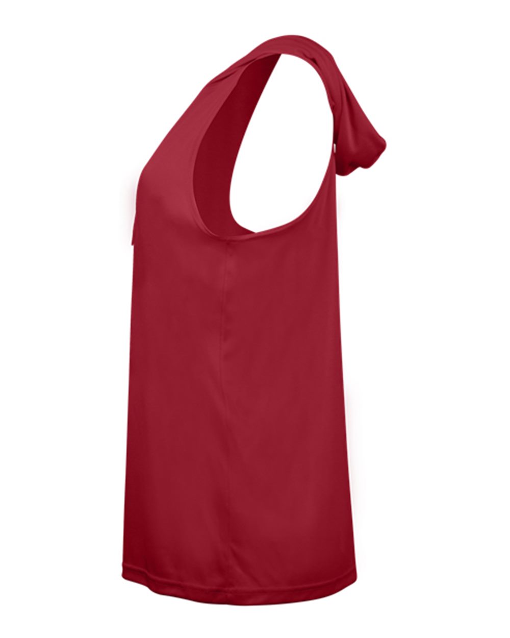 4111 Badger Womens B-Core Racerback Hooded Tank Top - Siide Image