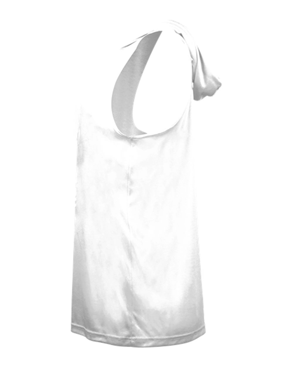 4111 Badger Womens B-Core Racerback Hooded Tank Top - Siide Image