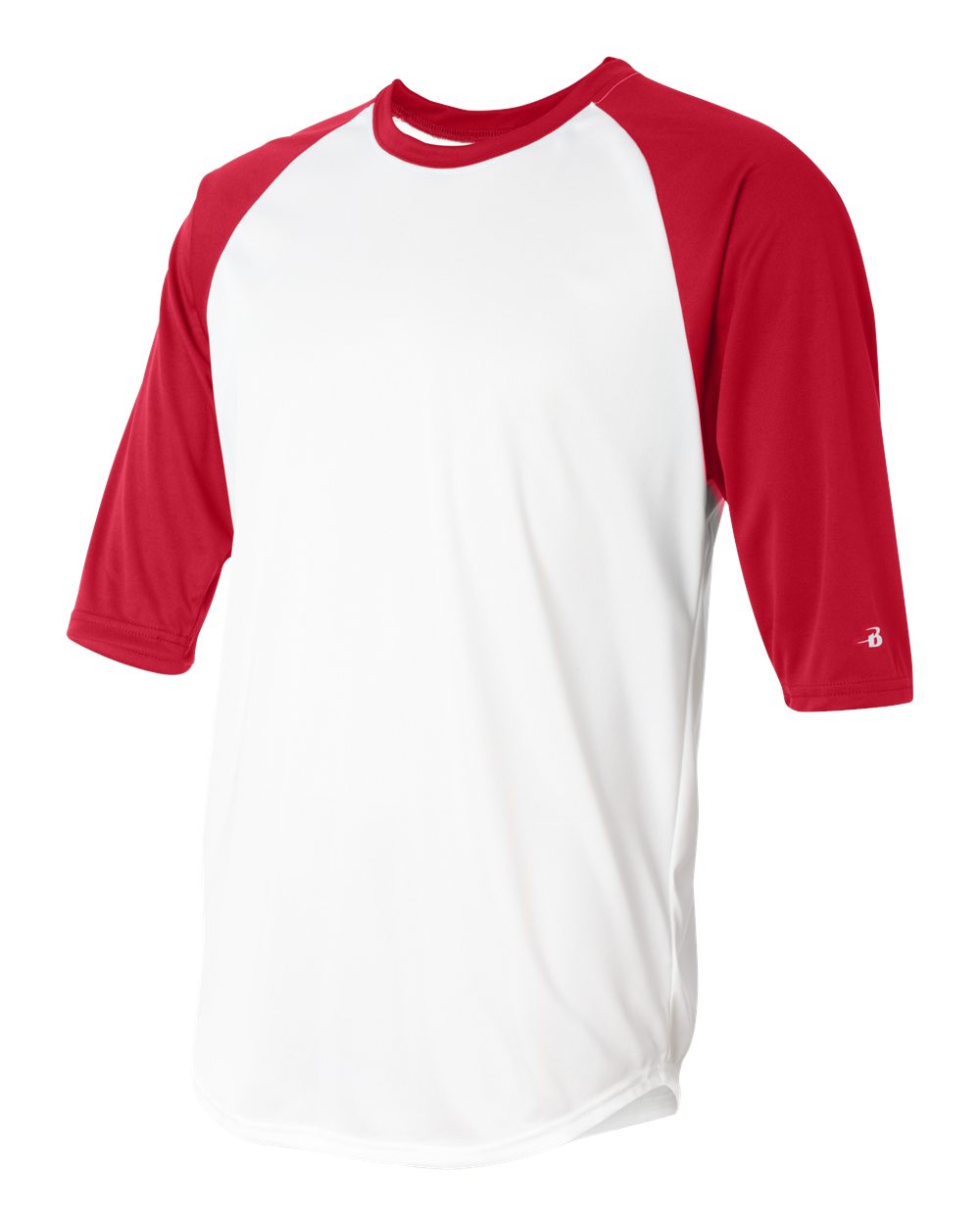 4133 Badger B-Core Three-Quarter Sleeve Baseball T-Shirt - Siide Image