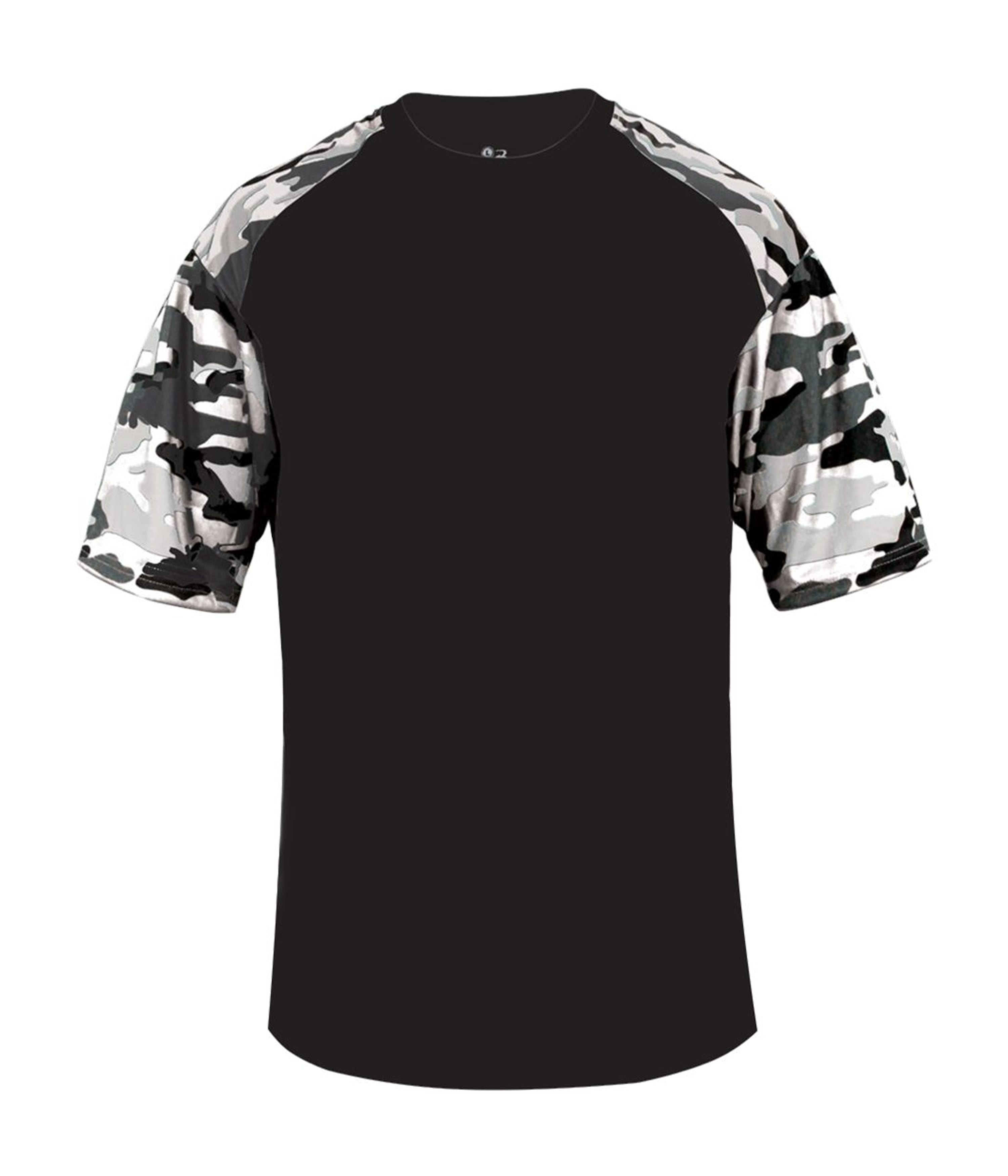 414100 BADGER CAMO SPORT TEE 414100 BADGER CAMO SPORT TEE