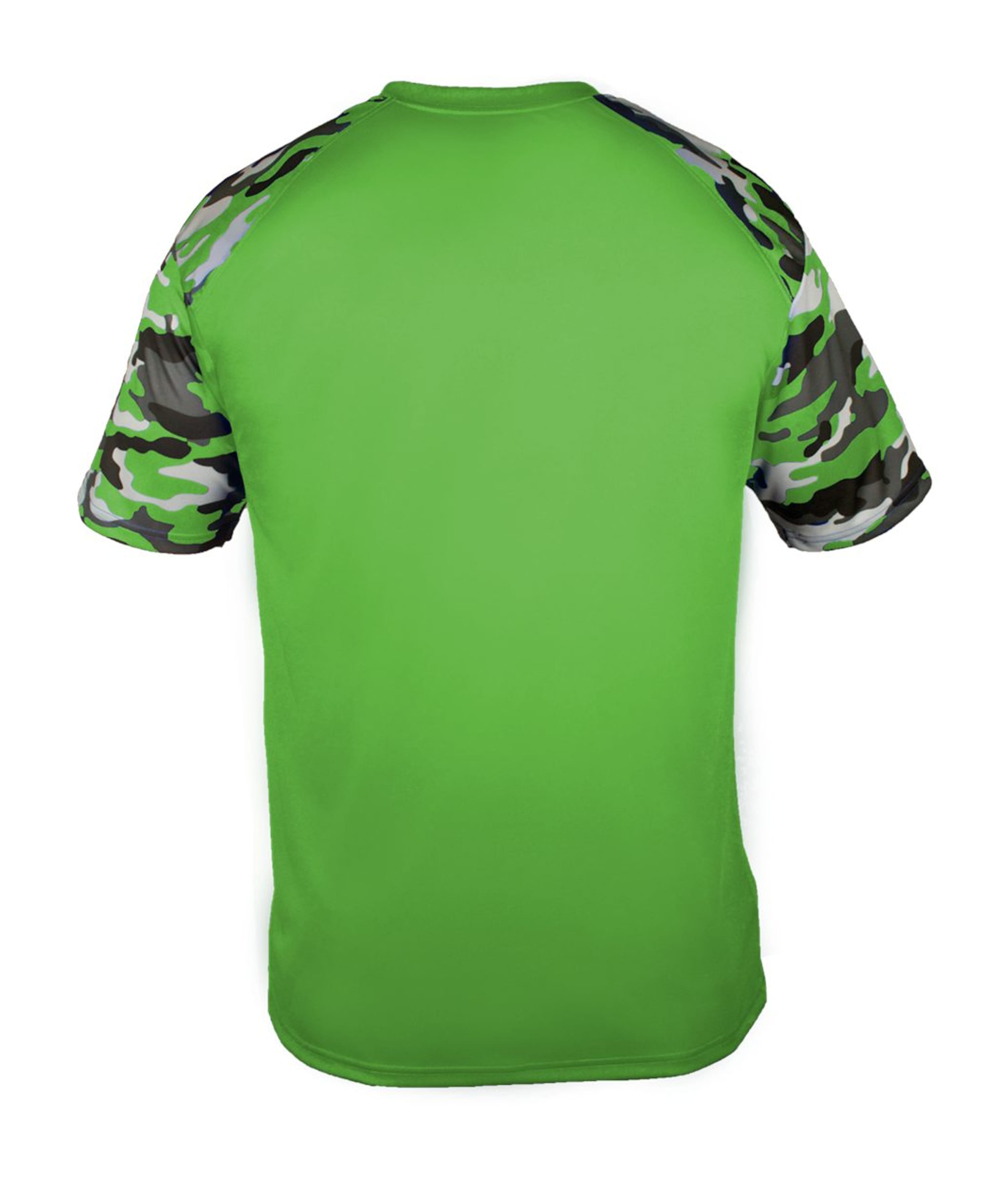414100 BADGER CAMO SPORT TEE - Back Image