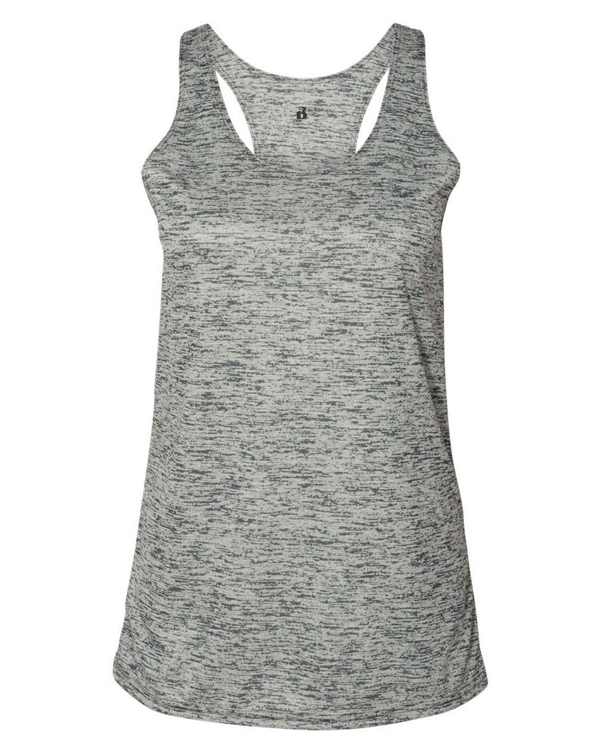 4161 Badger Womens Tonal Blend Racerback Tank Top