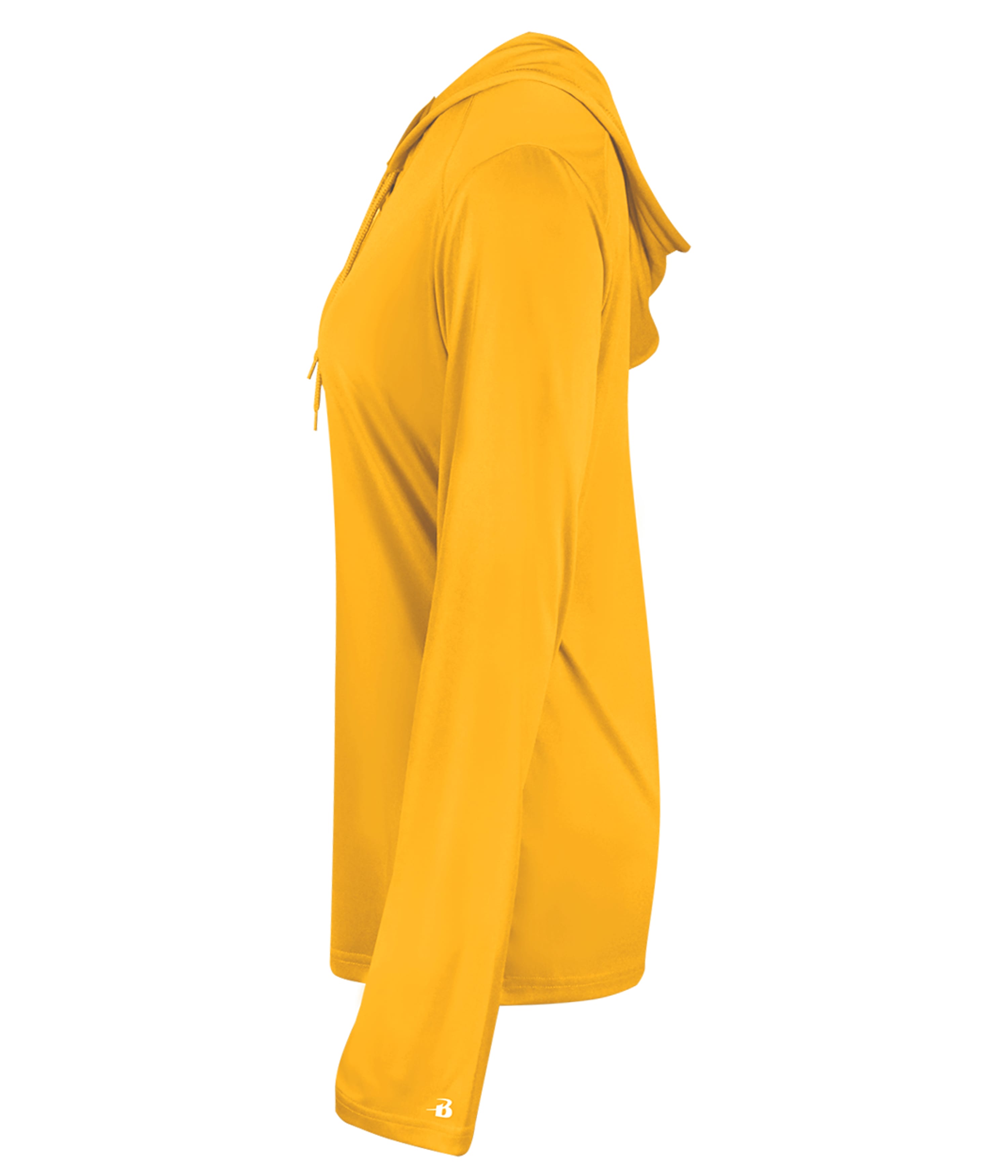 416500 BADGER LADIES B-CORE LONG SLEEVE HOODIE - Siide Image