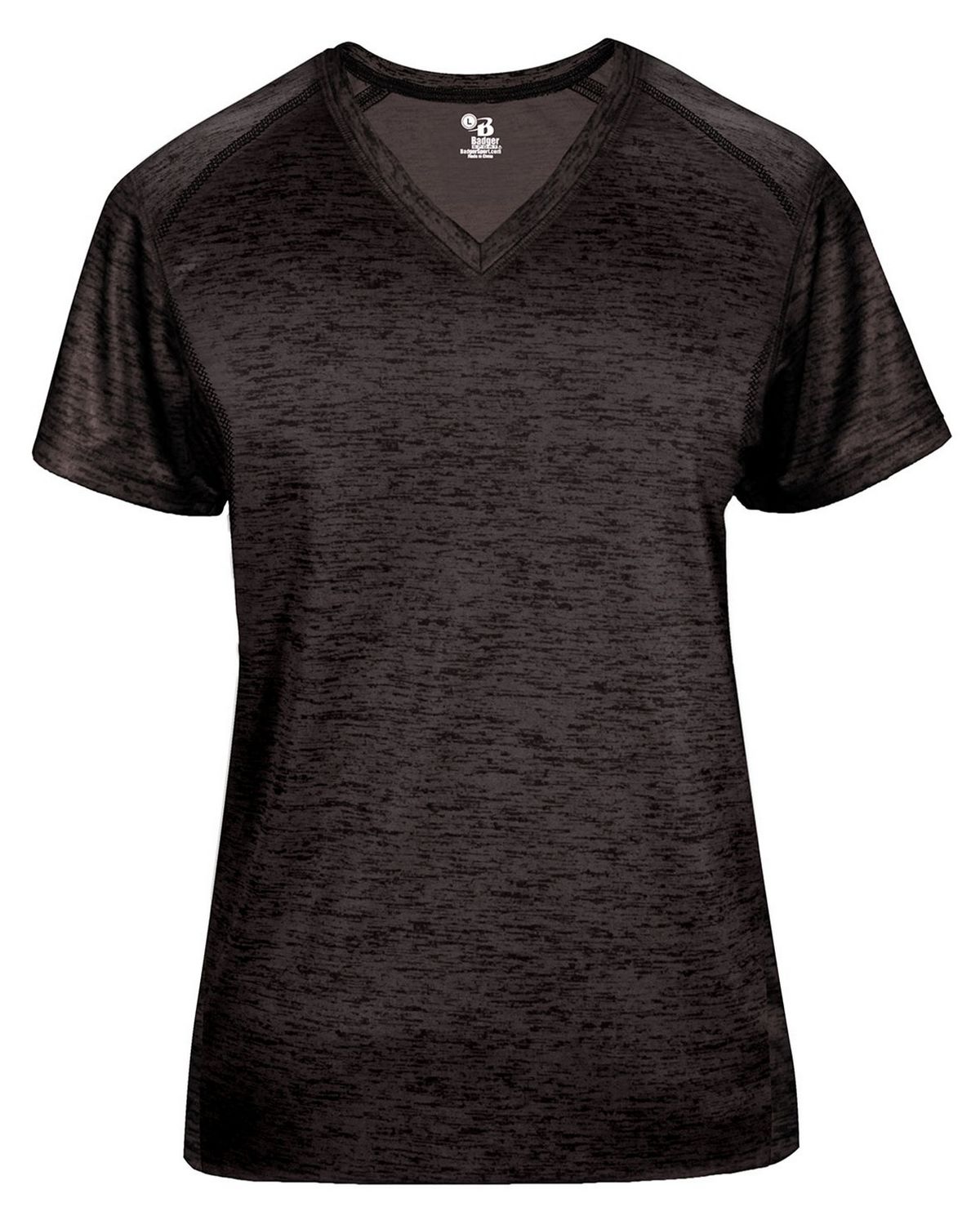 4175 Badger Womens Tonal Blend V-Neck T-Shirt