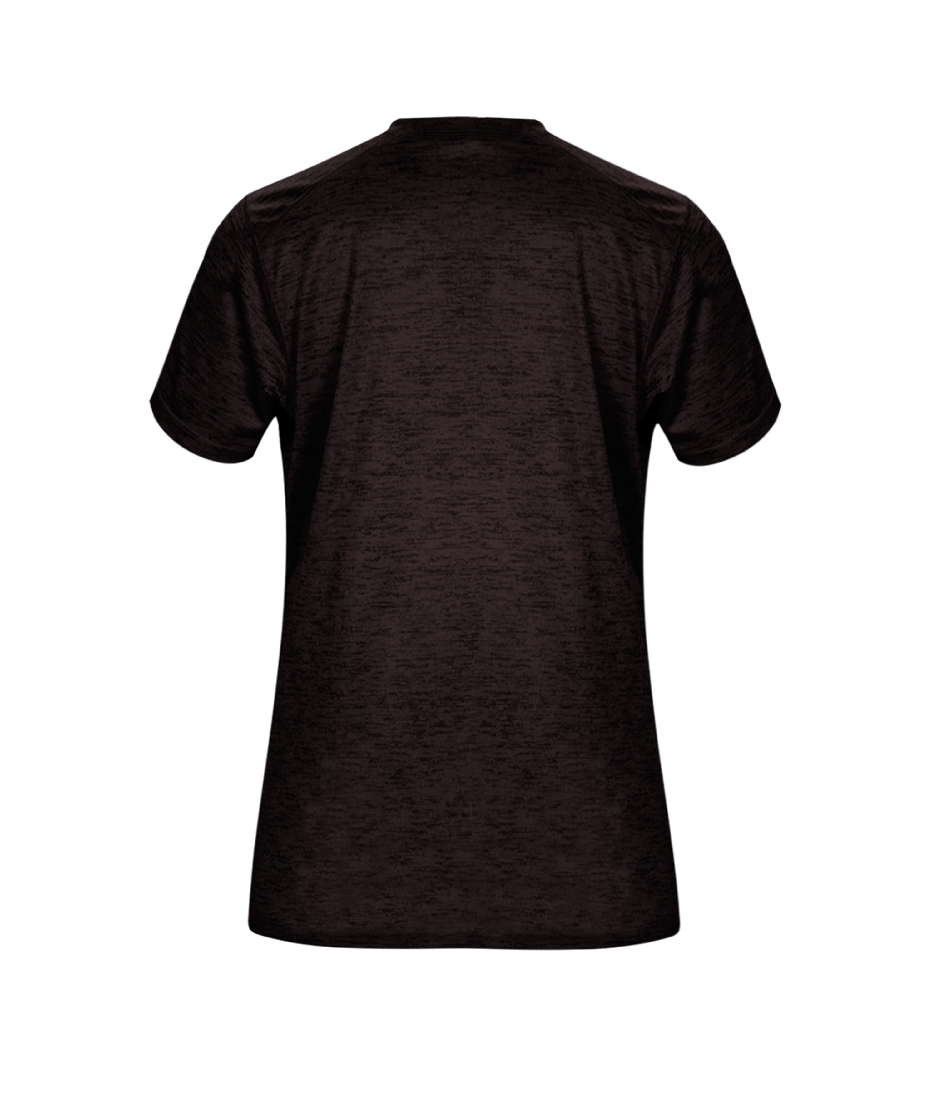 417500 BADGER TONAL BLEND LADIES V-NECK TEE 417500 BADGER TONAL BLEND LADIES V-NECK TEE - Back Image