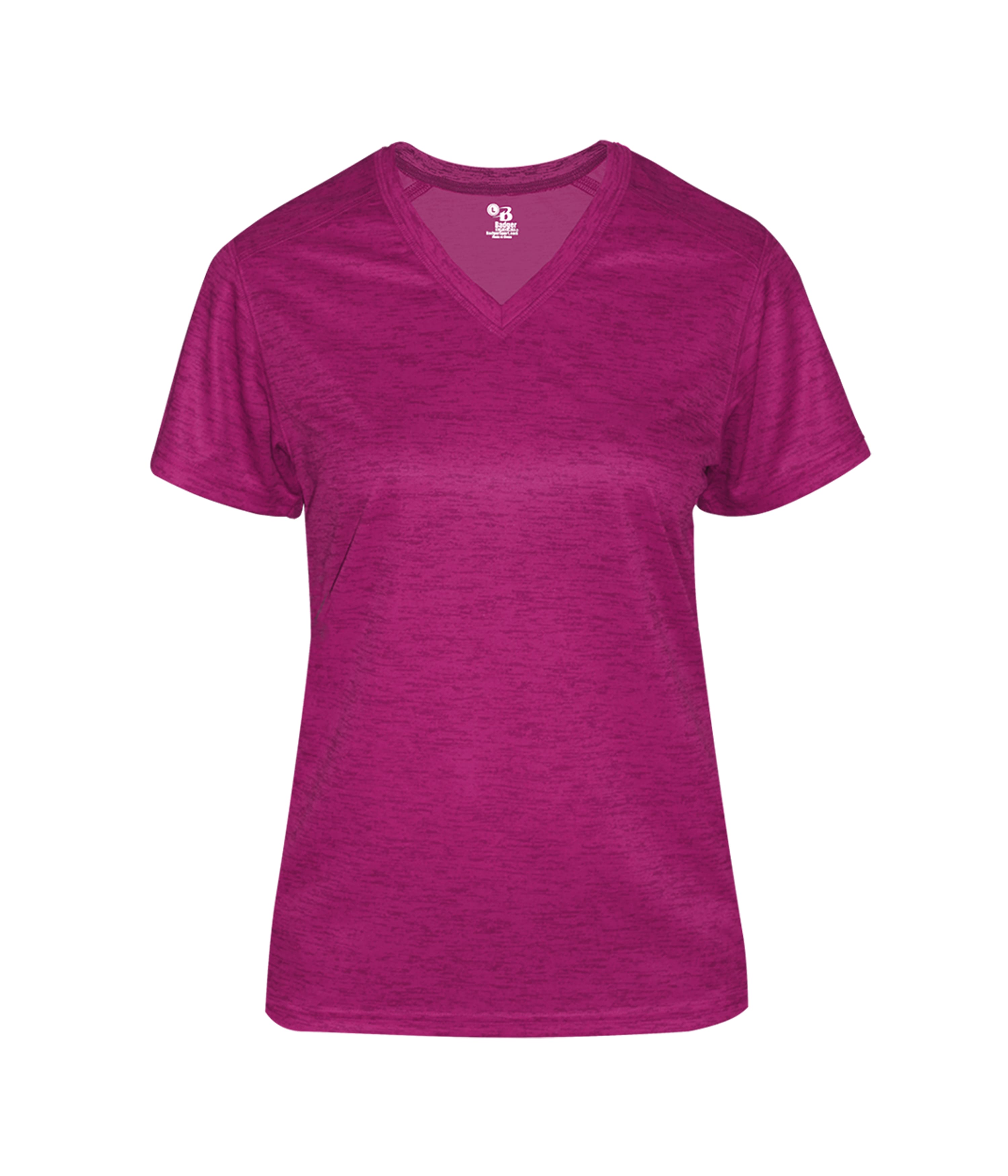 417500 BADGER TONAL BLEND LADIES V-NECK TEE