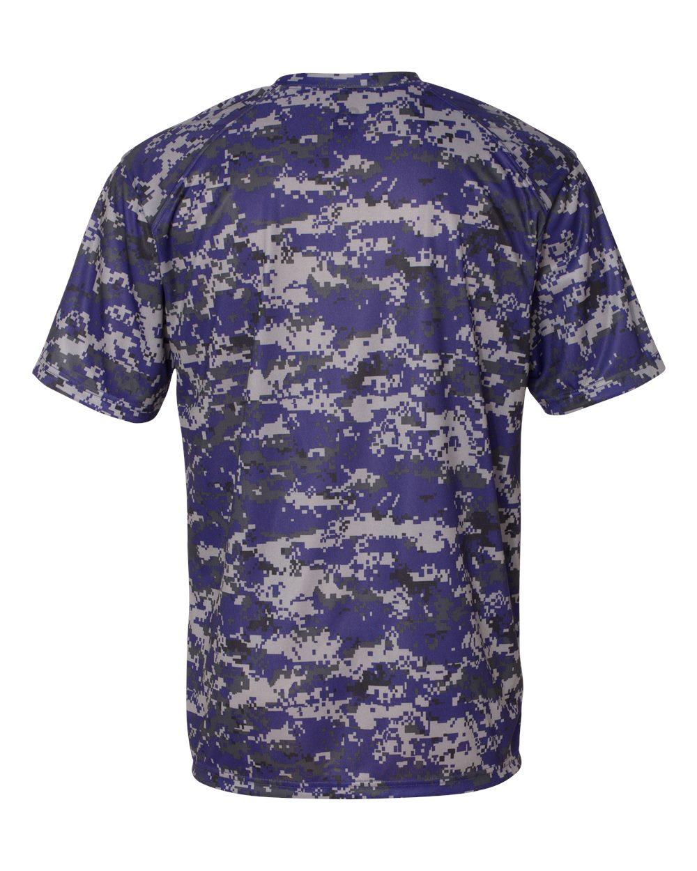 4180 Badger Digital Camo T-Shirt 4180 Badger Digital Camo T-Shirt - Back Image