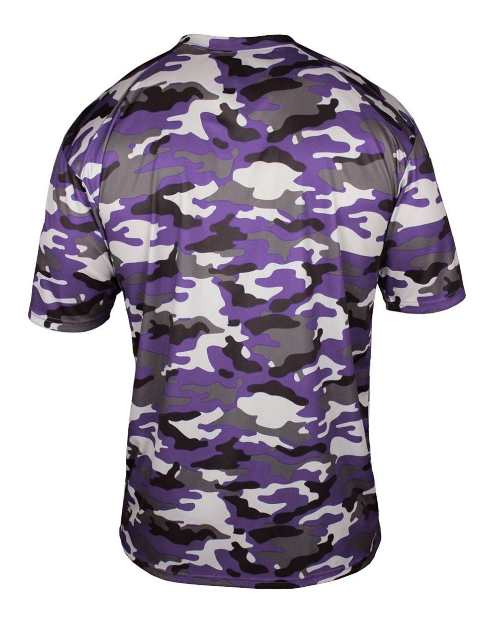 4181 Badger Camo T-Shirt - Back Image