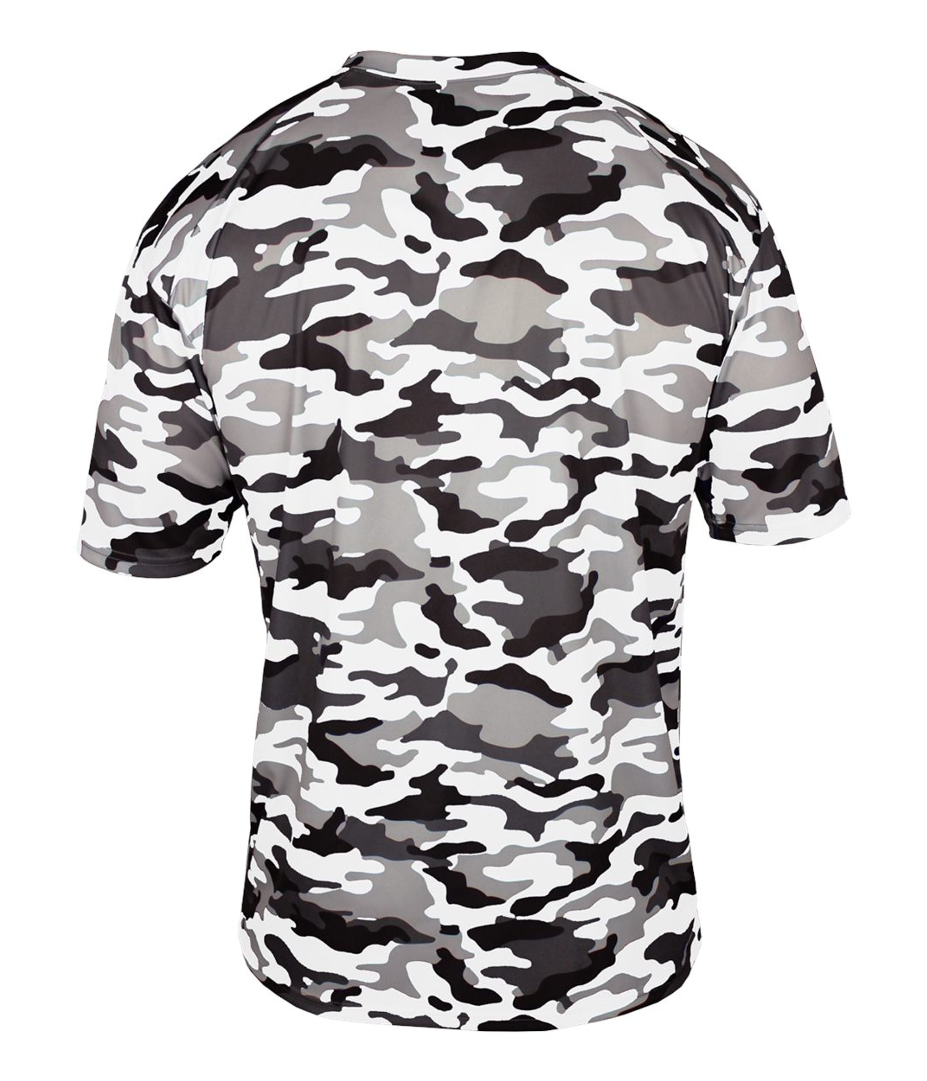 418100 BADGER CAMO TEE - Back Image