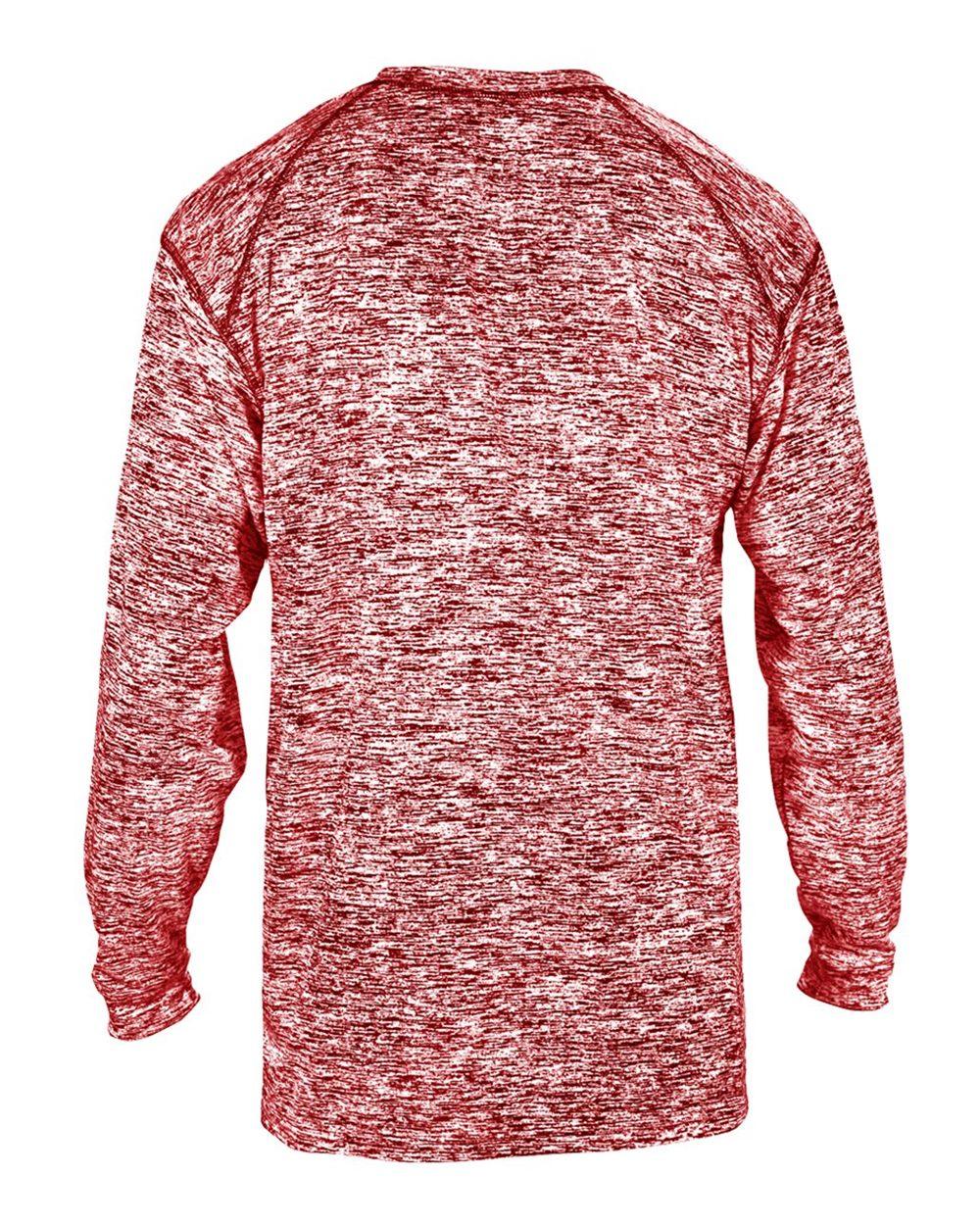 4194 Badger Blend Long Sleeve T-Shirt - Back Image