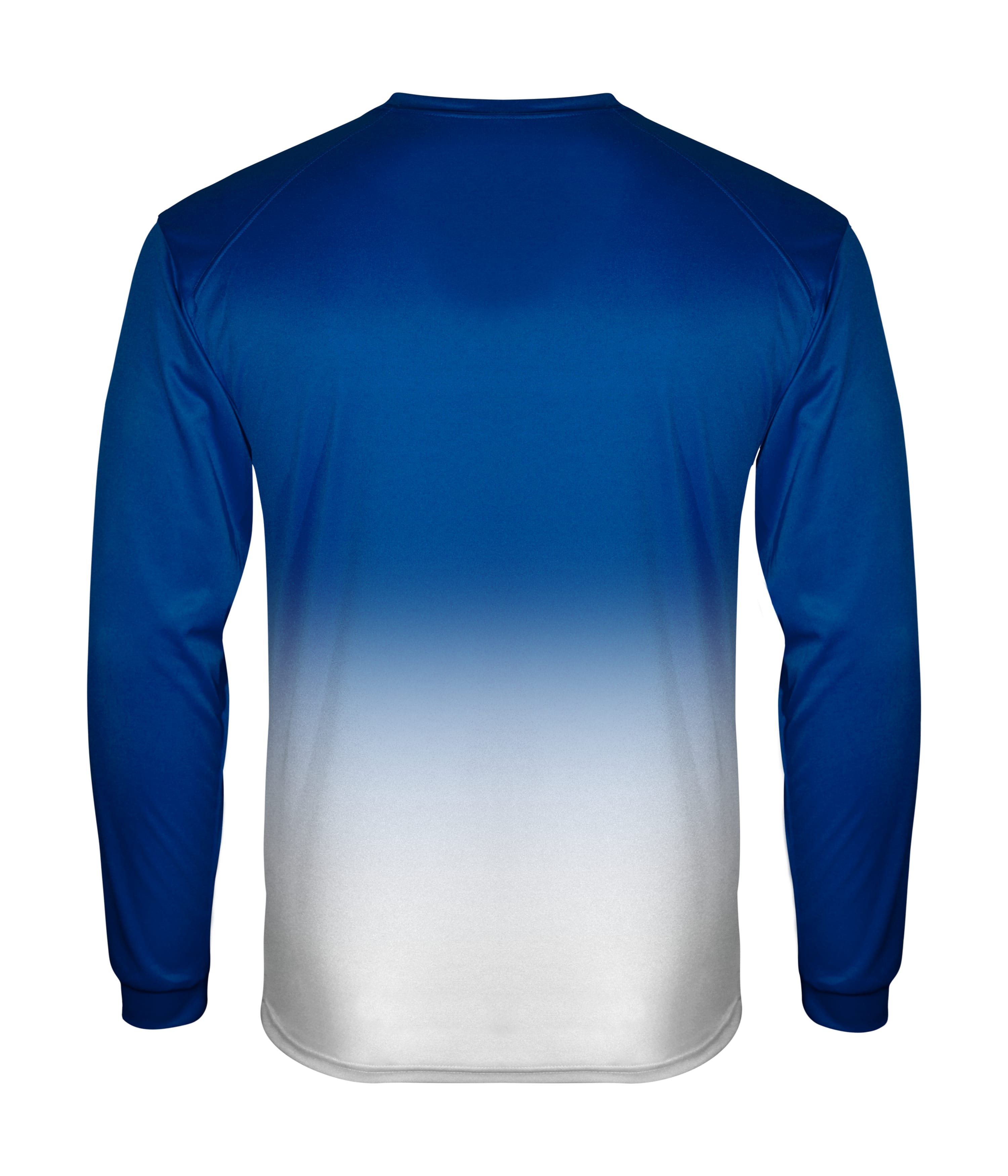 420400 BADGER OMBRE L/S TEE - Back Image