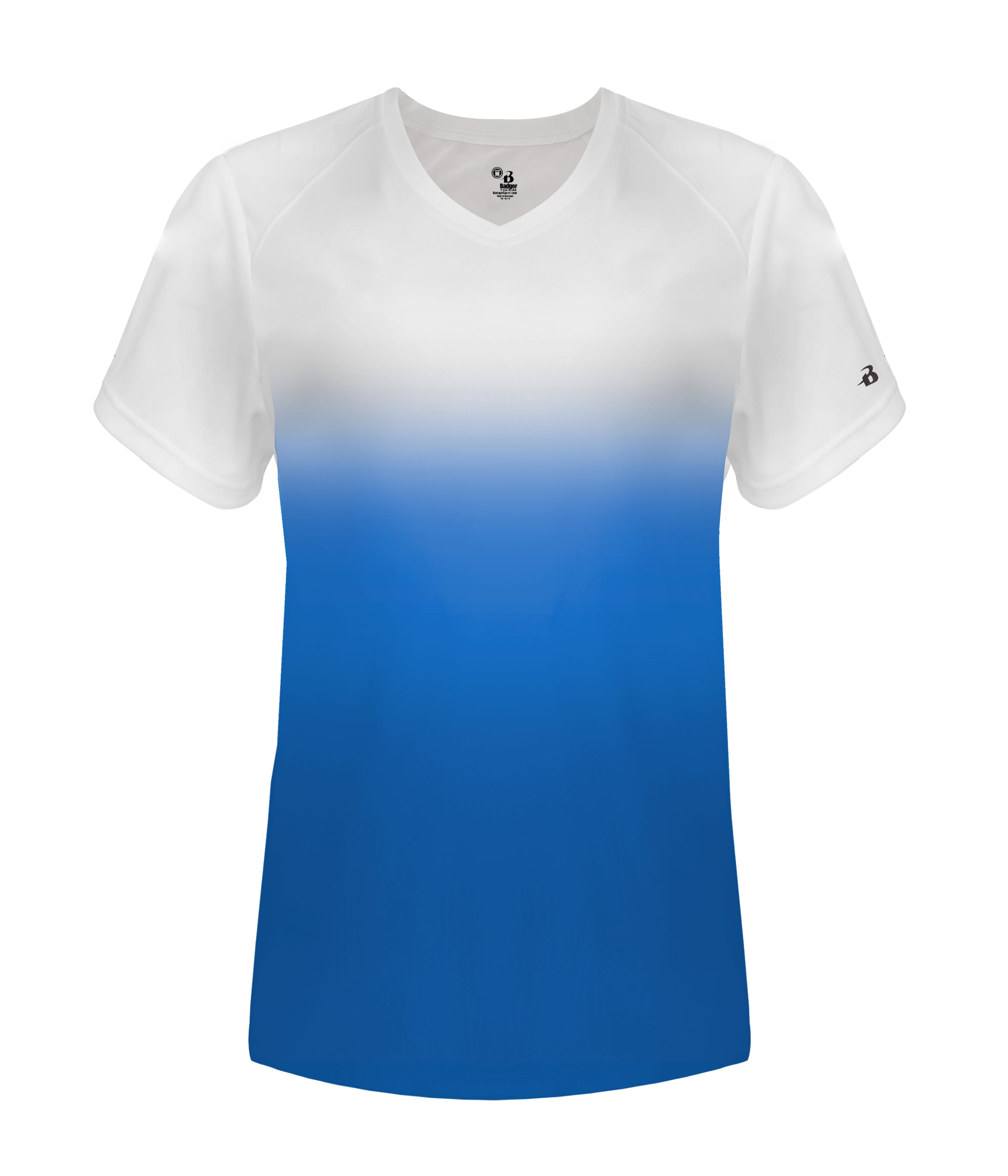 420700 BADGER OMBRE WOMENS TEE