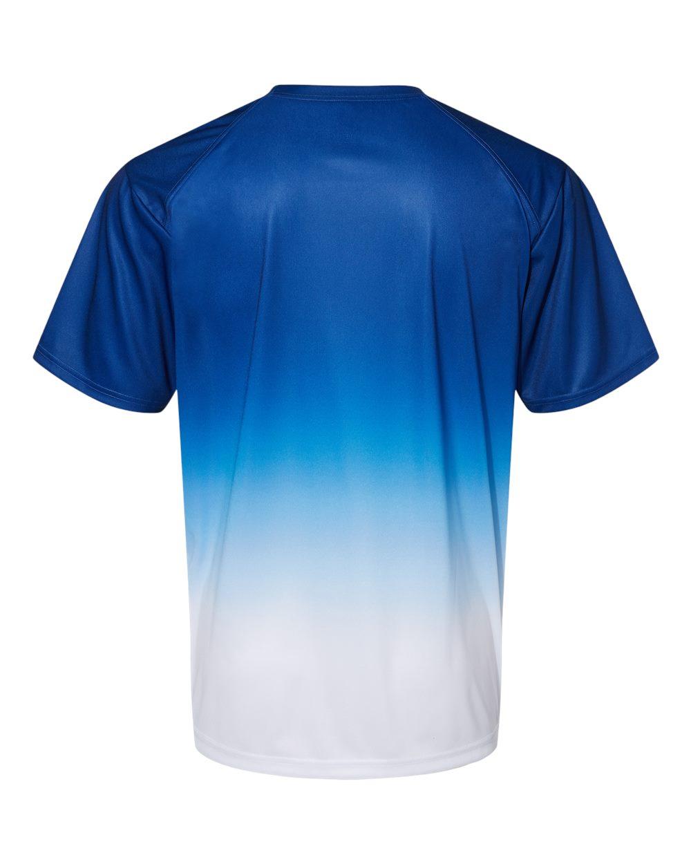 4209 Badger Reverse Ombre T-Shirt - Back Image
