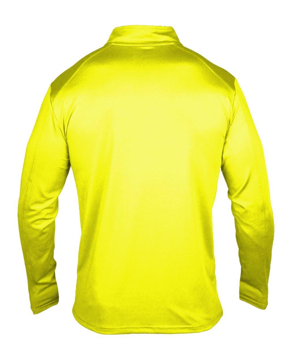 4280 Badger Lightweight Quarter-Zip Pullover - Back Image