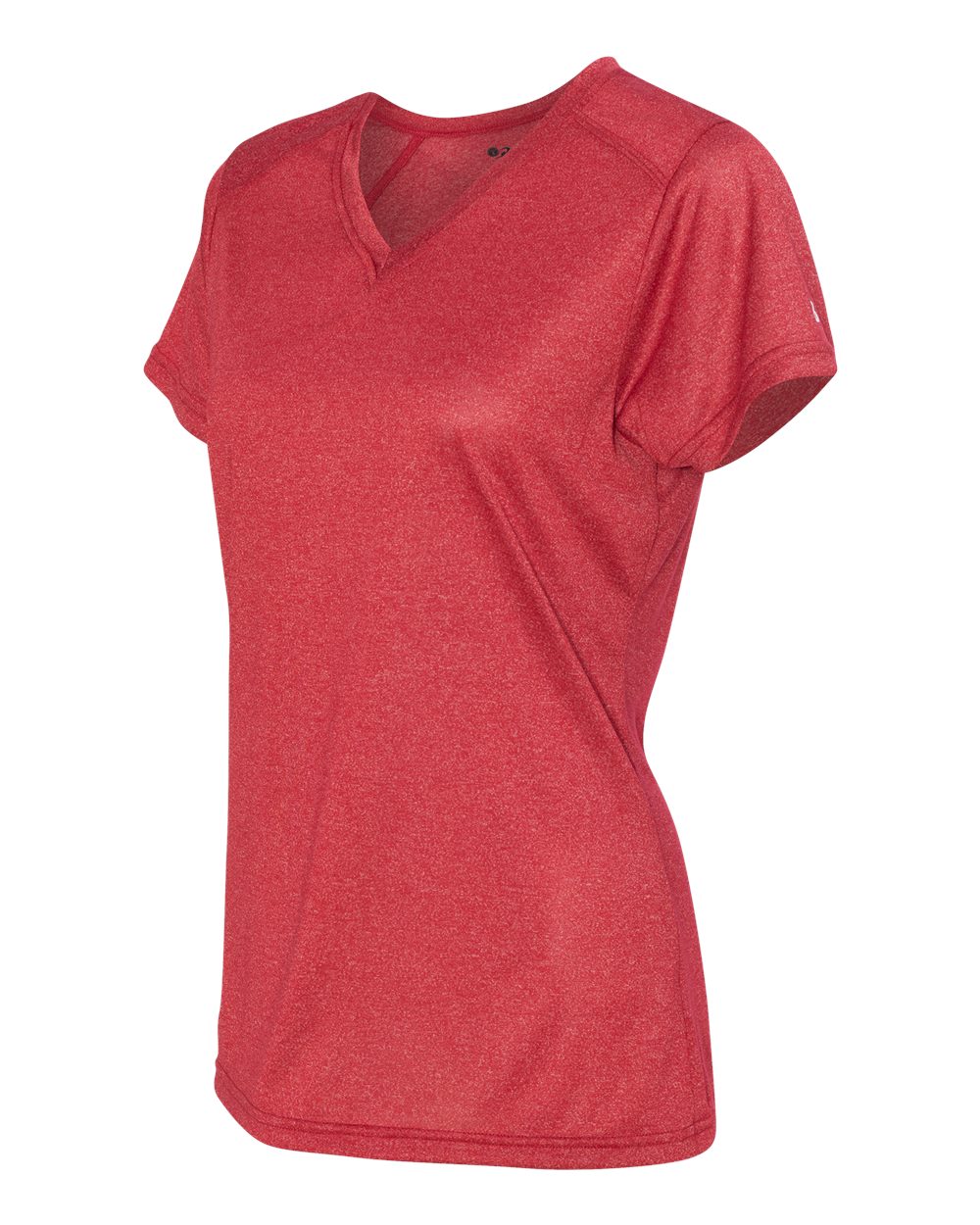 4362 Badger Womens Pro Heather V-Neck T-Shirt - Siide Image