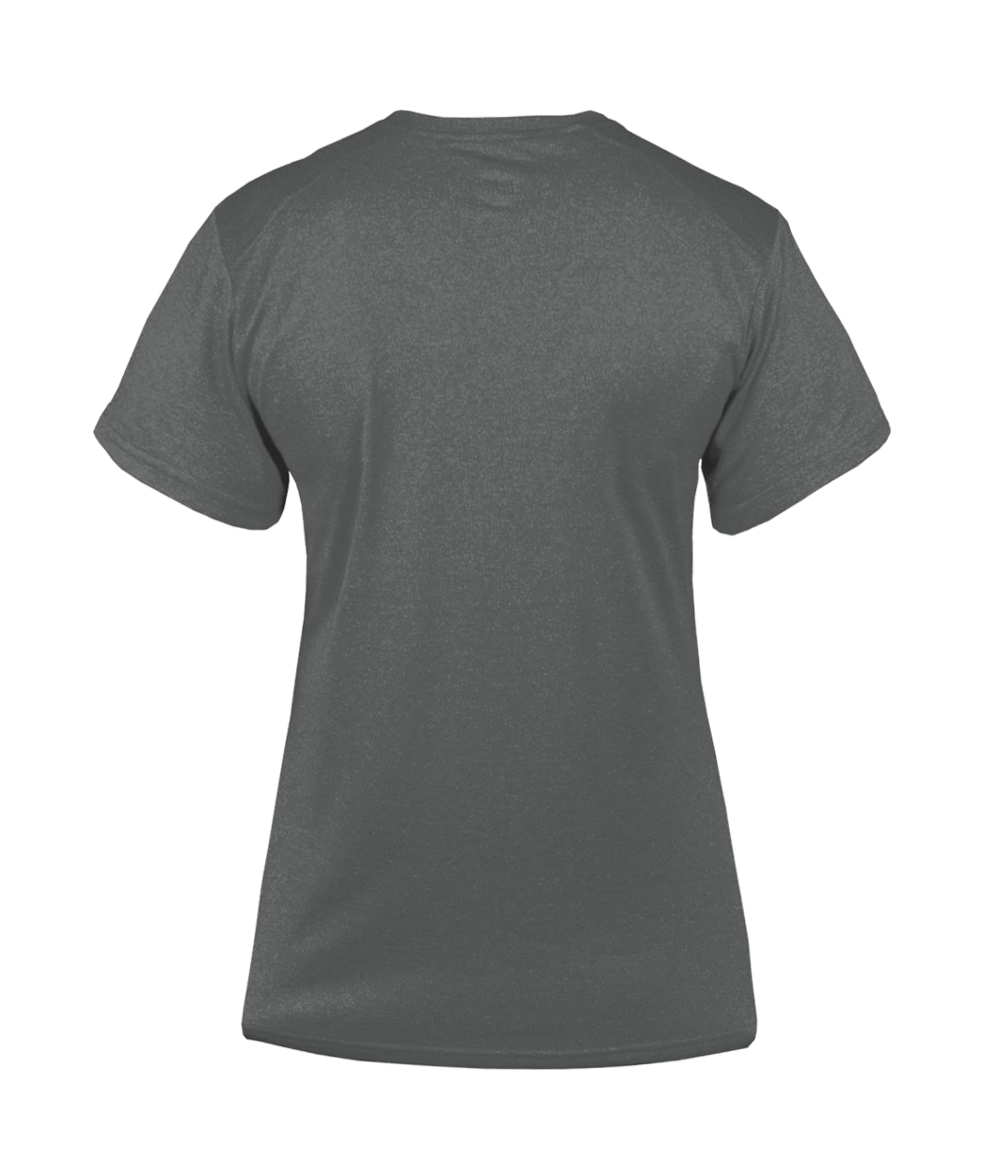 436200 BADGER PRO HEATHER LADIES V-NECK TEE 436200 BADGER PRO HEATHER LADIES V-NECK TEE - Back Image