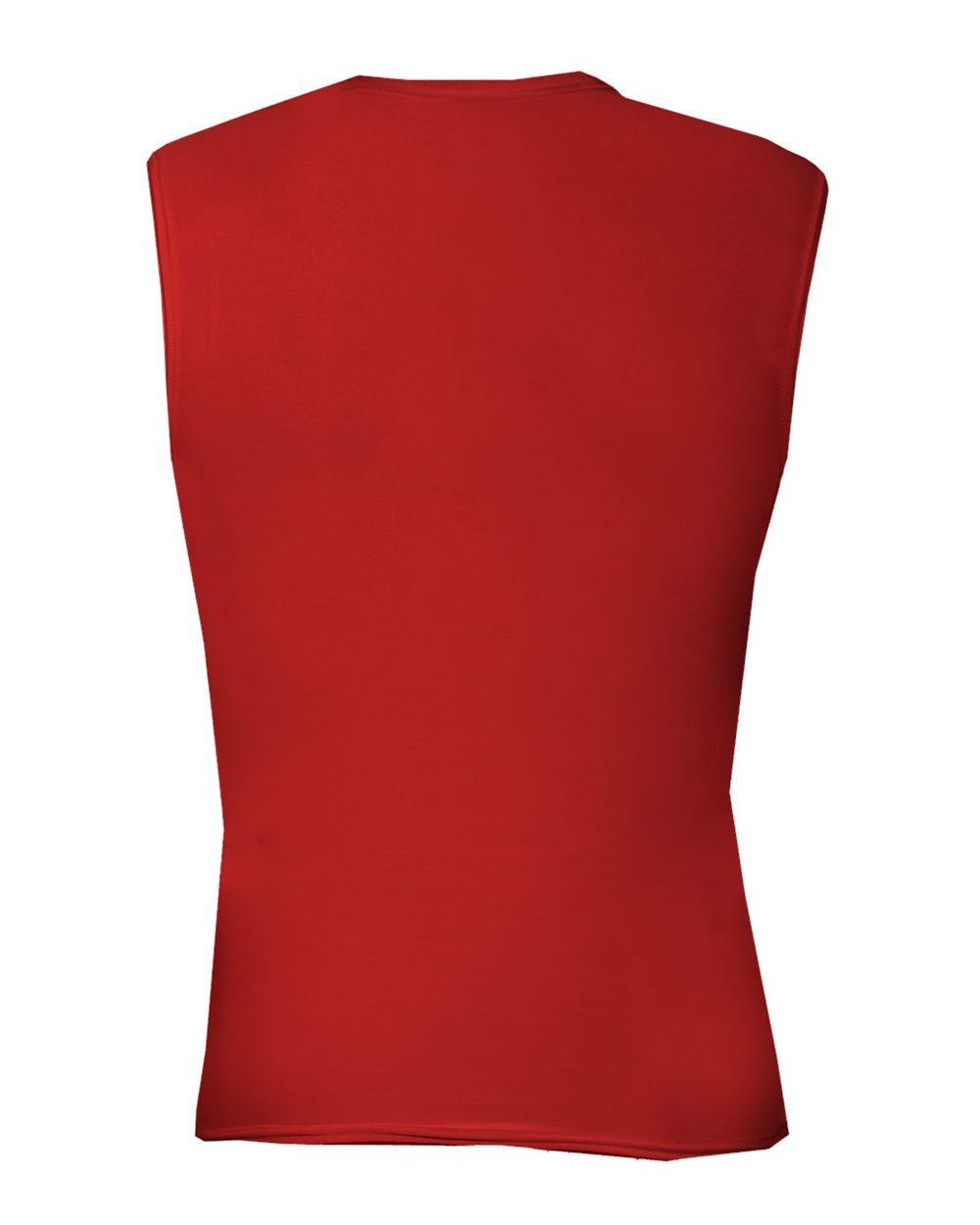 4631 Badger Pro-Compression Sleeveless T-Shirt - Back Image