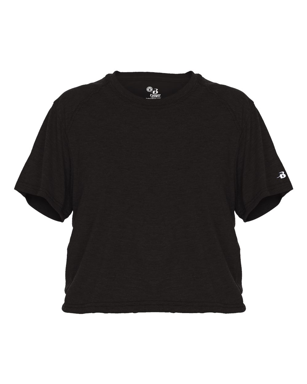 4963 Badger Womens Tri-Blend Crop T-Shirt