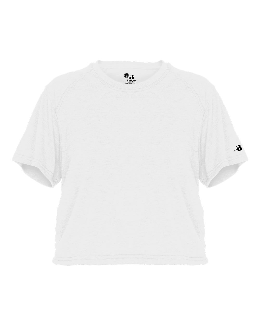 4963 Badger Womens Tri-Blend Crop T-Shirt