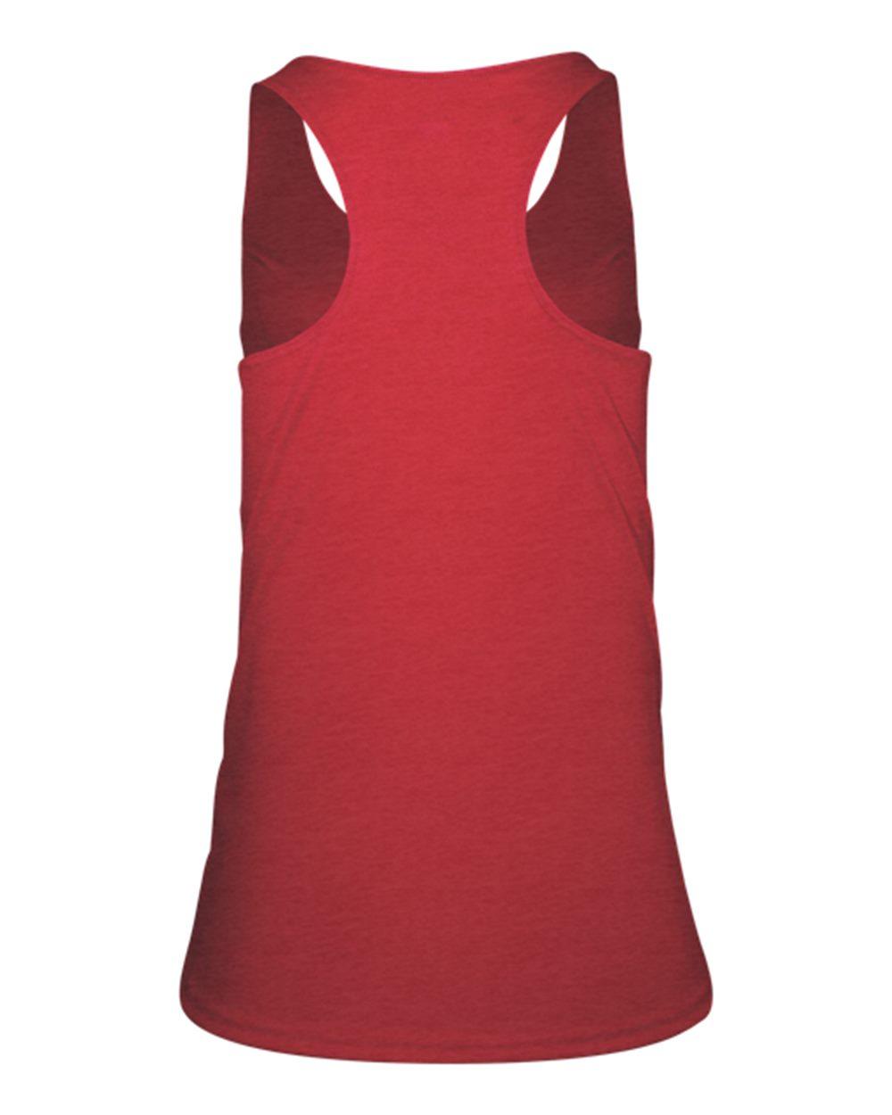 4966 Badger Womens Triblend Racerback - Back Image