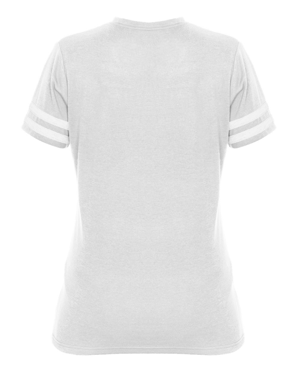 4967 Badger Womens Tri-Blend Fan T-Shirt - Back Image