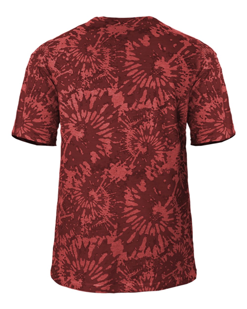 4975 Badger Tie-Dyed Tri-Blend T-Shirt - Back Image