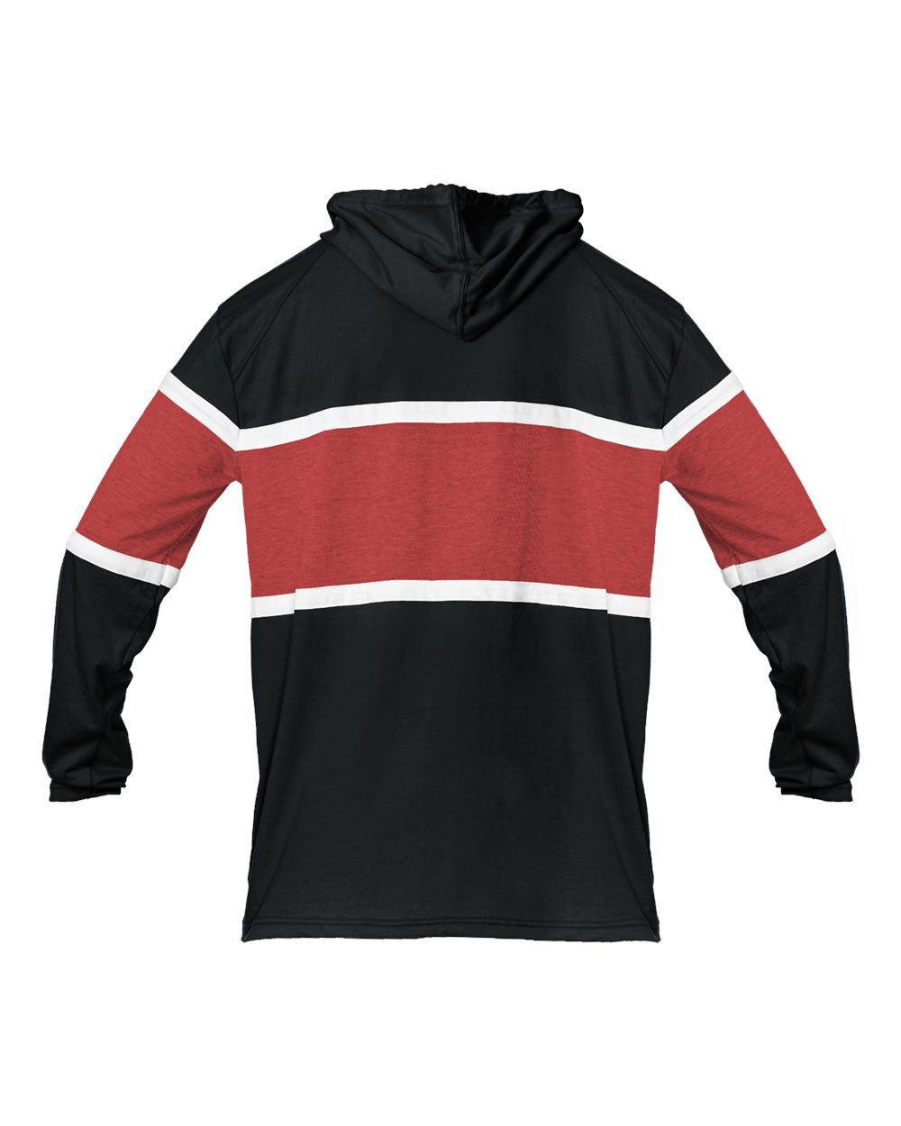 4981 Badger United Hooded T-Shirt - Back Image