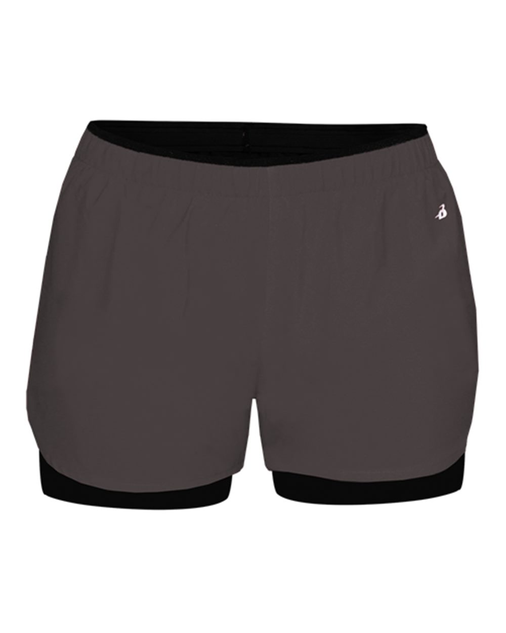 6150 Badger Womens Double Up Shorts 6150 Badger Womens Double Up Shorts