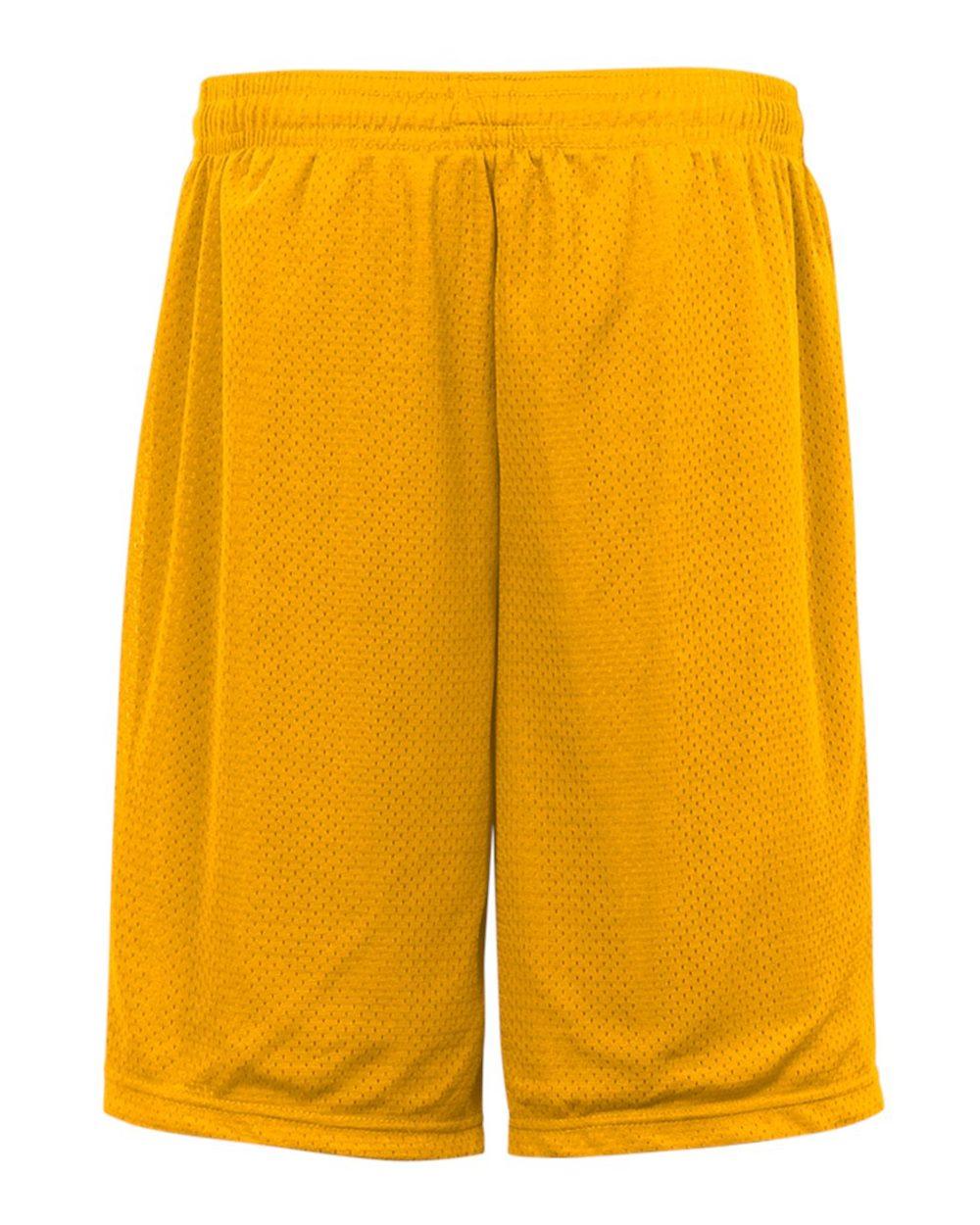 7219 Badger Pro Mesh 9" Shorts with Pockets - Back Image
