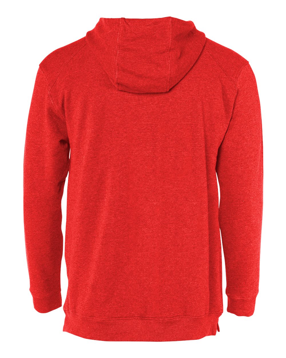 1050 Badger FitFlex French Terry Hooded Sweatshirt - Back Image