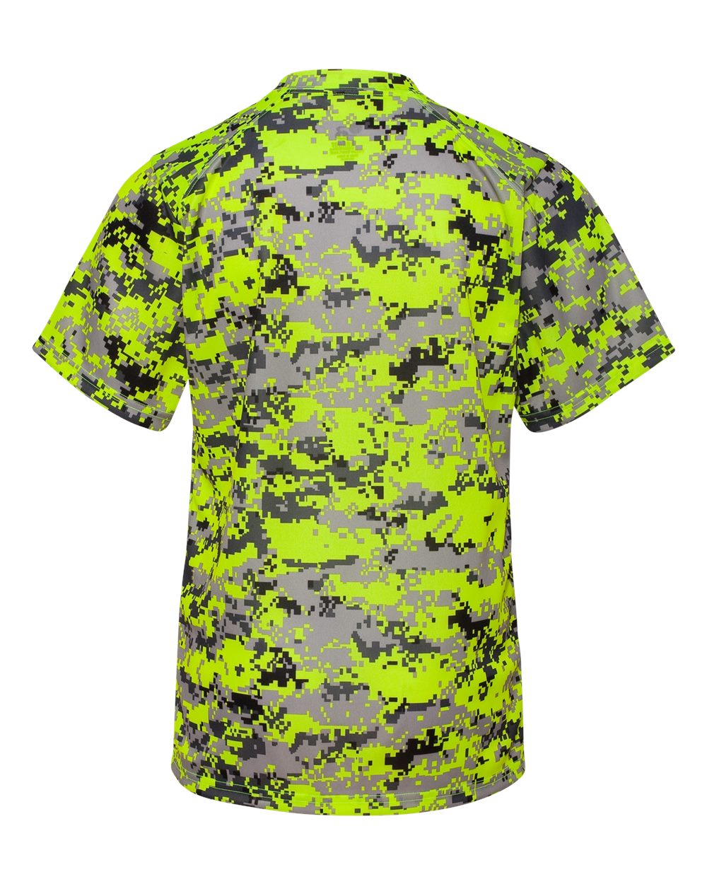 2180 Badger Youth Digital Camo T-Shirt - Back Image