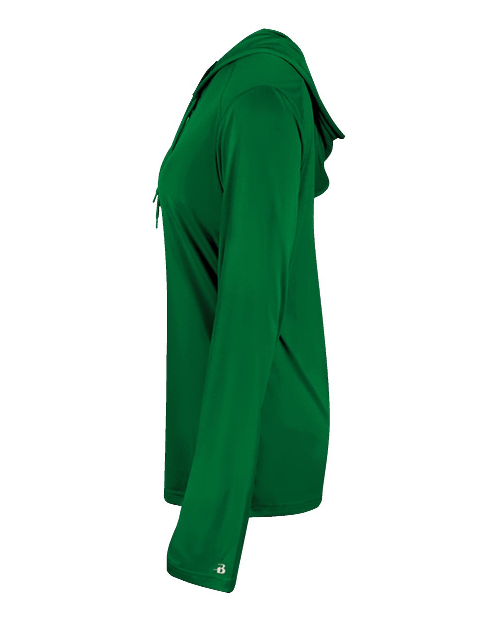 4165 Badger Womens B-Core Long Sleeve Hooded T-Shirt 4165 Badger Womens B-Core Long Sleeve Hooded T-Shirt - Siide Image