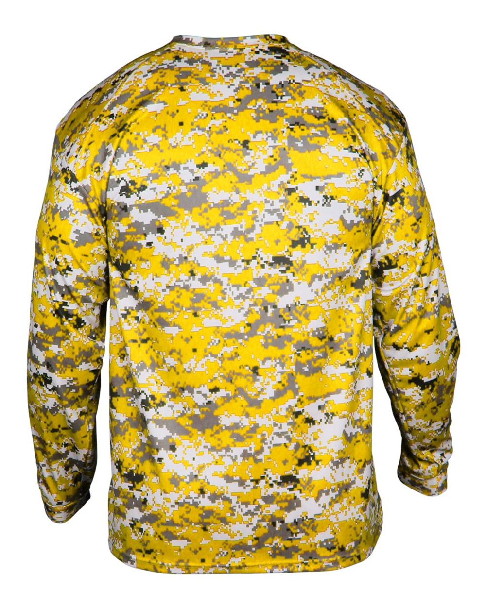 4184 Badger Digital Camo Long Sleeve T-Shirt - Back Image