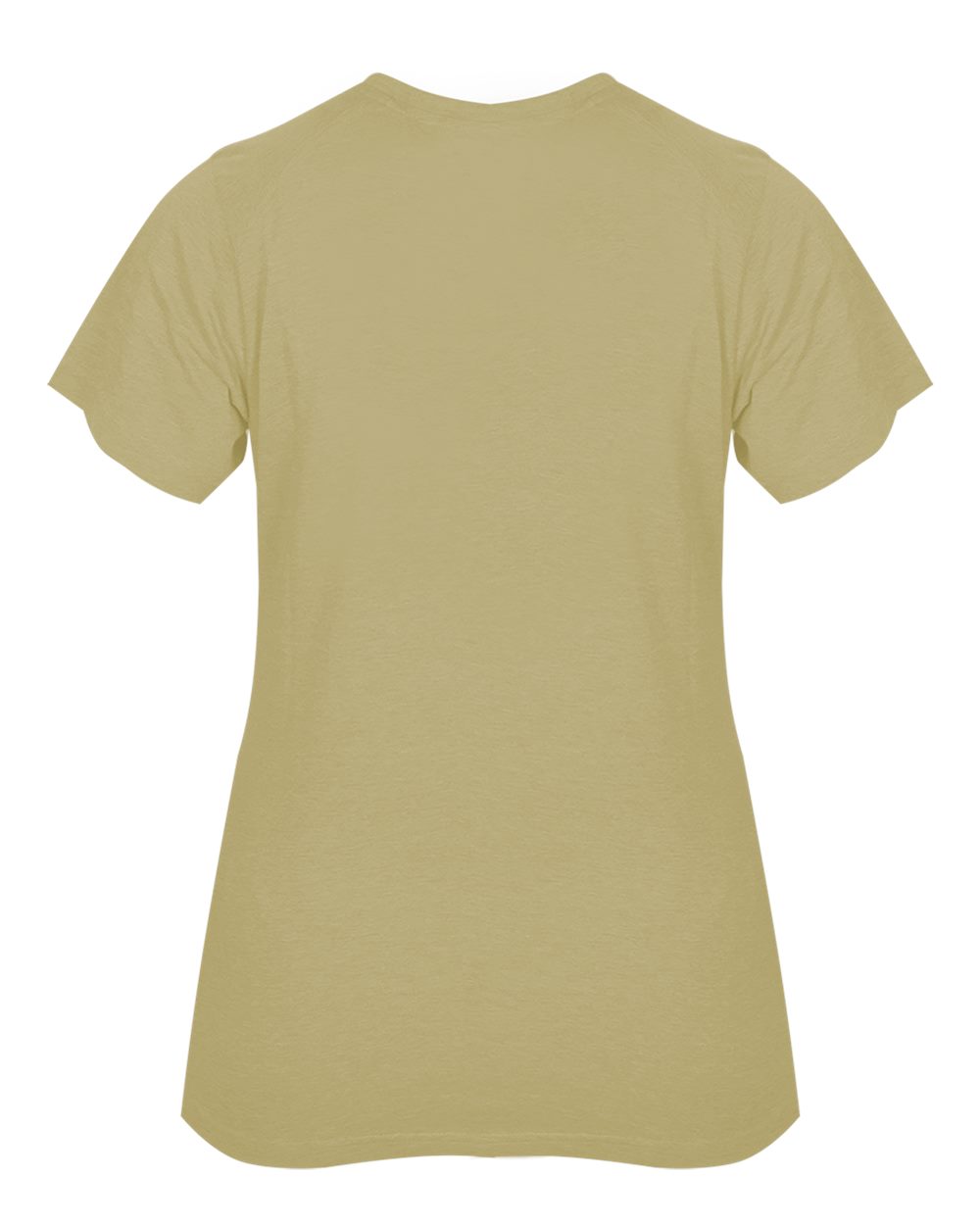 4962 Badger Women’s Triblend Performance V-Neck Short Sleeve T-Shirt - Back Image