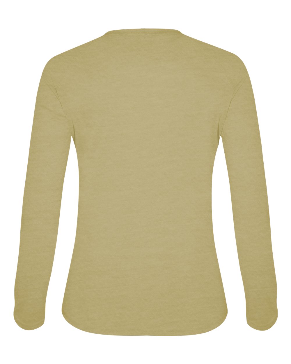 4964 Badger Womens Tri-Blend Long Sleeve T-Shirt 4964 Badger Womens Tri-Blend Long Sleeve T-Shirt - Back Image