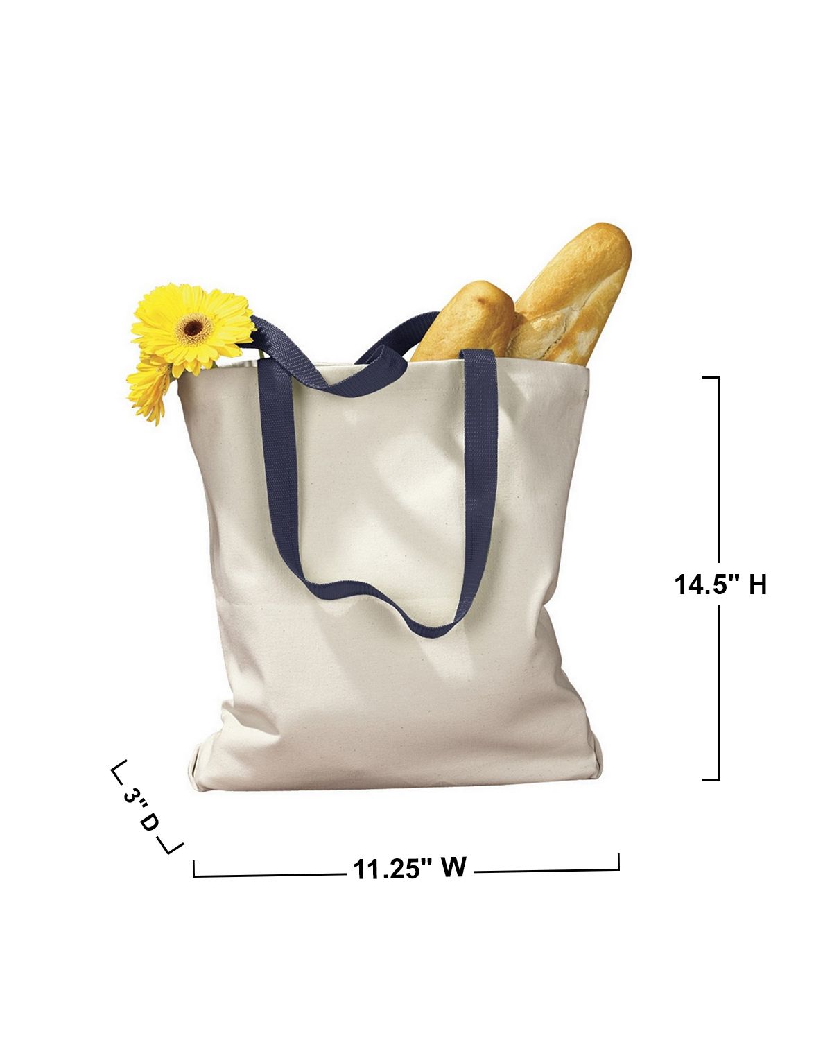 BE010 BAGedge Canvas Tote with Contrasting Handles BE010 BAGedge Canvas Tote with Contrasting Handles