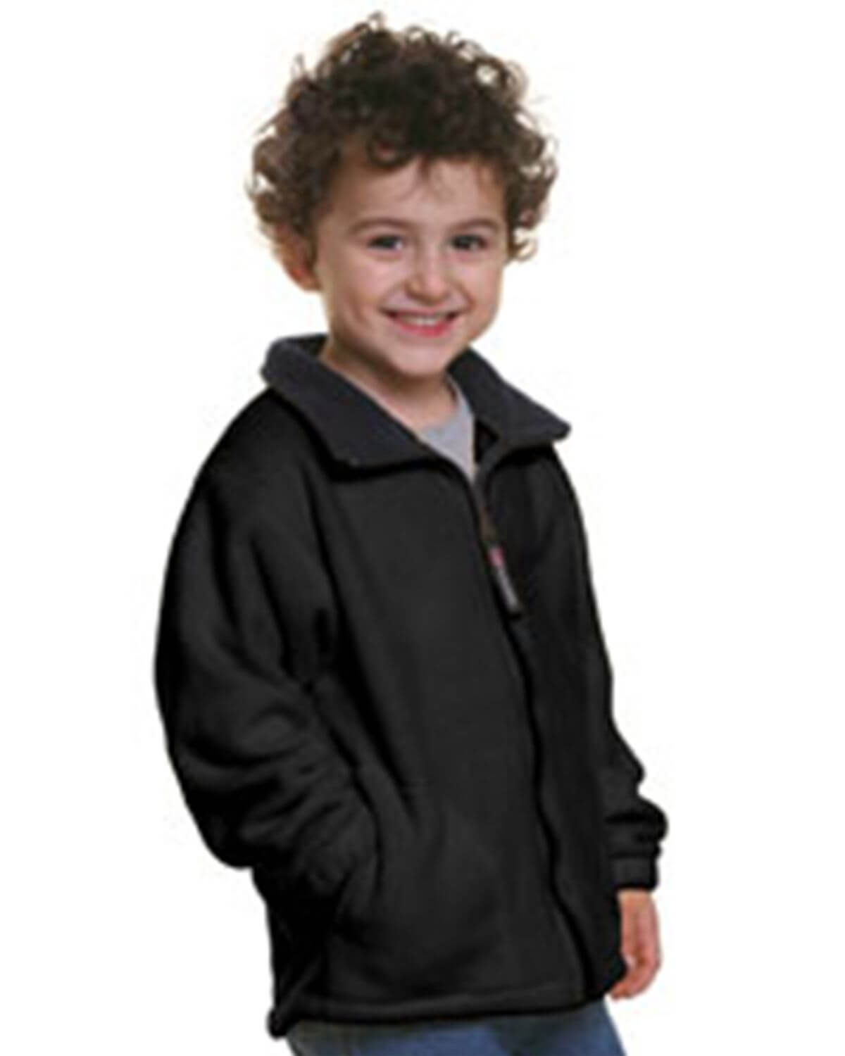 1115 Bayside Youth USA-Made Full-Zip Fleece Jacket 1115 Bayside Youth USA-Made Full-Zip Fleece Jacket