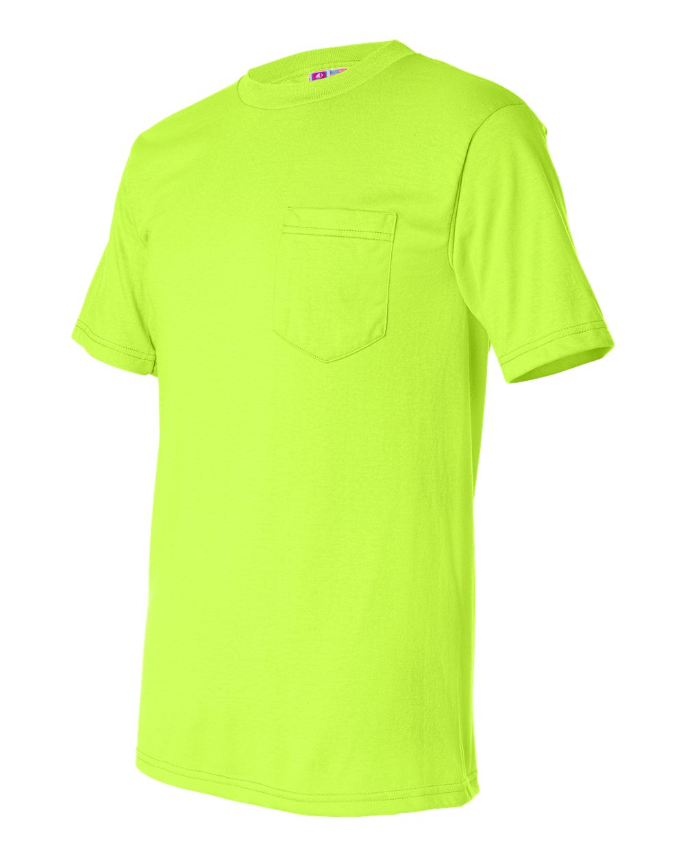 1725 Bayside USA-Made 50/50 Short Sleeve T-Shirt with a Pocket 1725 Bayside USA-Made 50/50 Short Sleeve T-Shirt with a Pocket - Siide Image