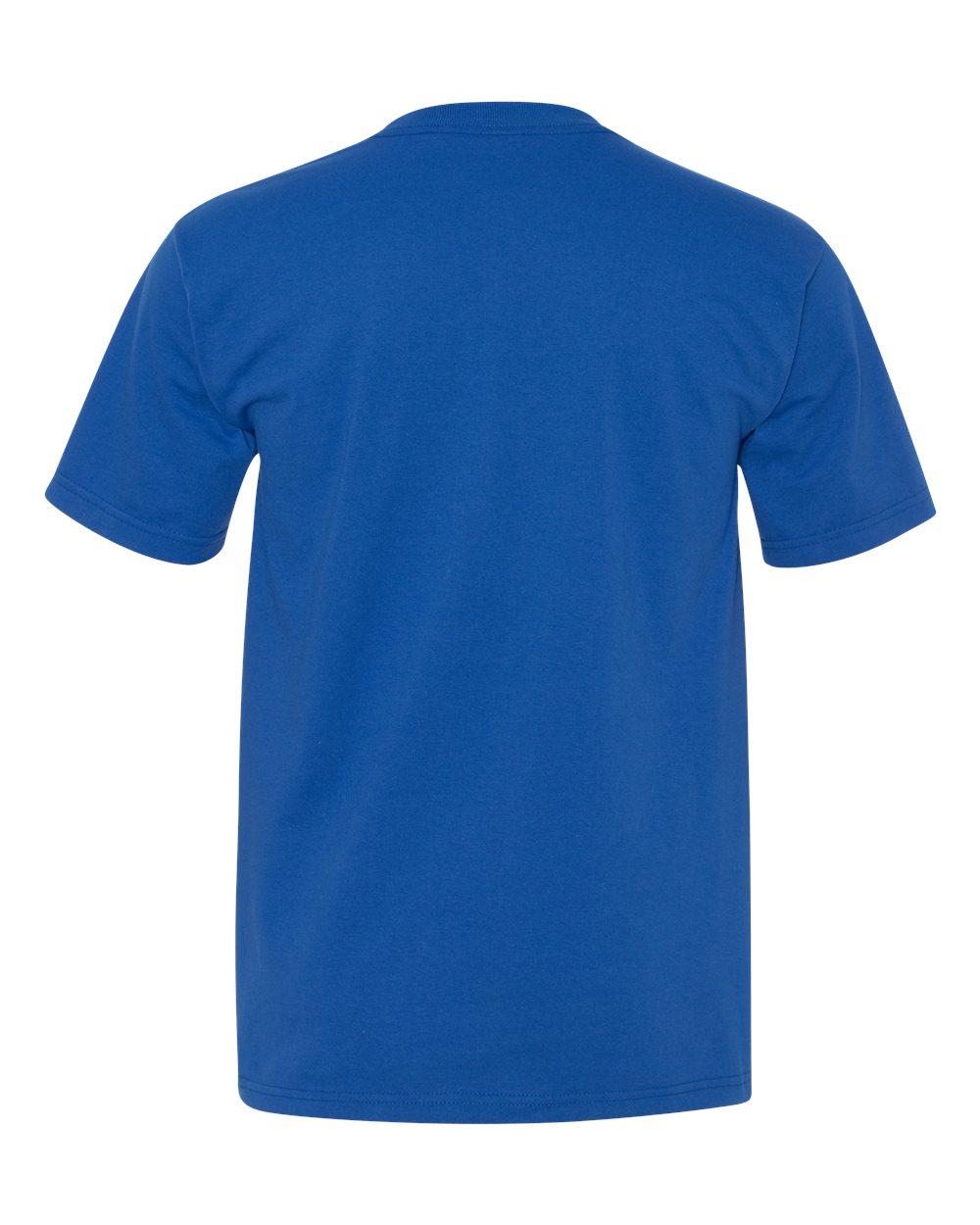 3015 Bayside Union-Made Short Sleeve T-Shirt with a Pocket 3015 Bayside Union-Made Short Sleeve T-Shirt with a Pocket - Back Image