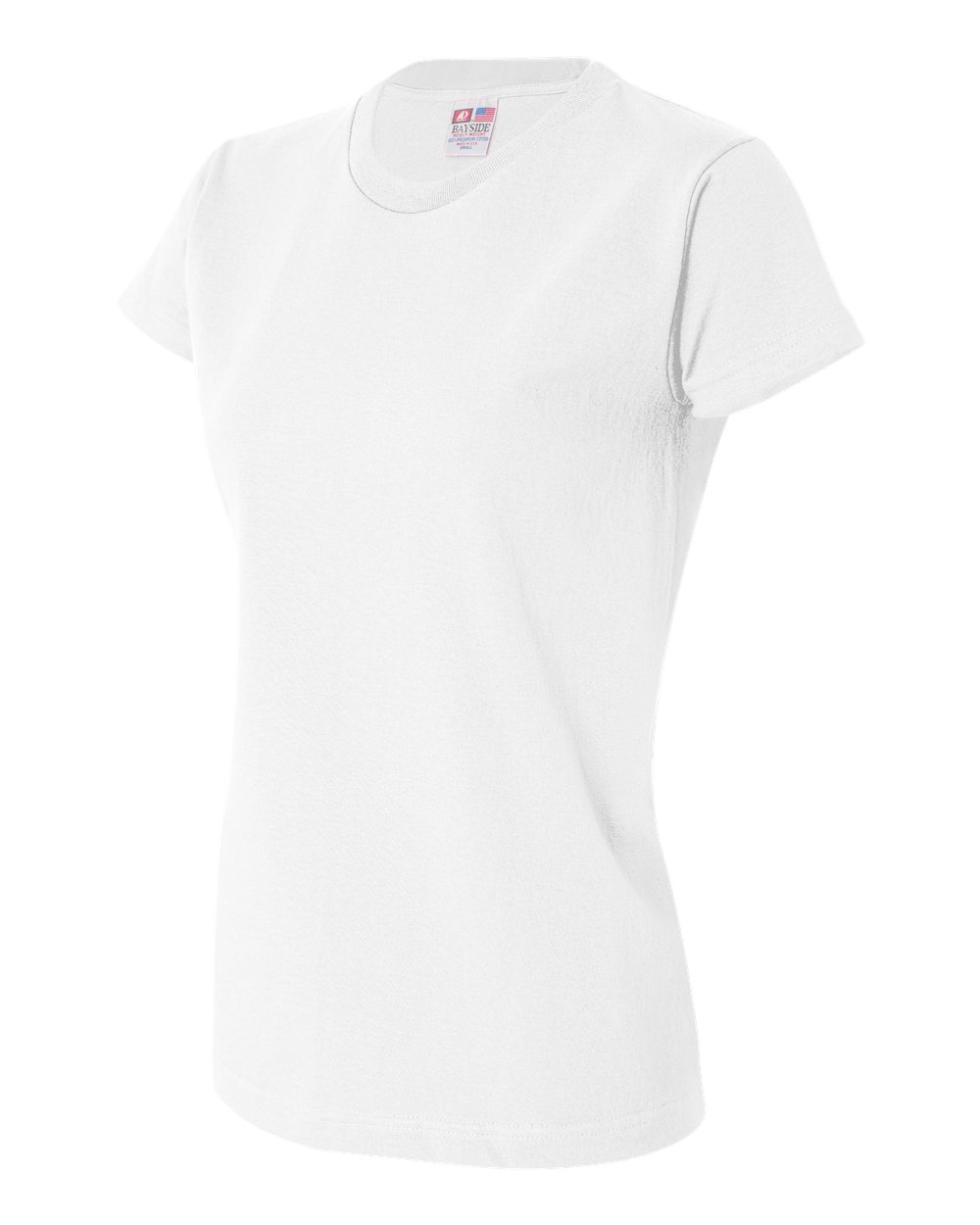 3325 Bayside Womens USA-Made Short Sleeve T-Shirt - Siide Image