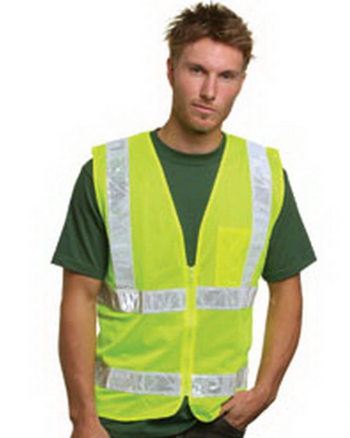 3785 Bayside USA-Made Mesh Safety Vest