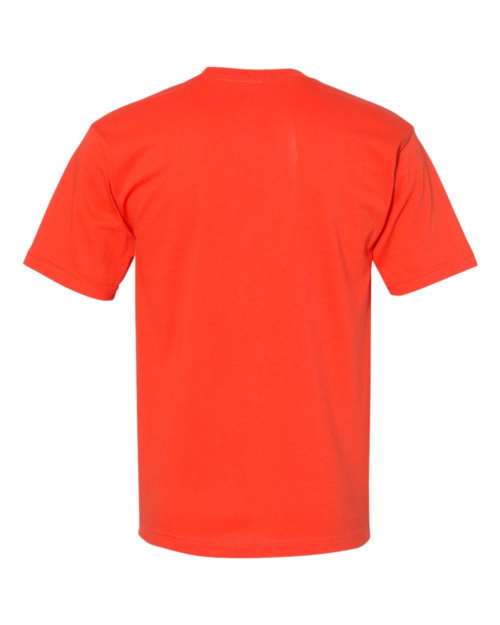 5070 Bayside USA-Made Short Sleeve T-Shirt With a Pocket - Back Image