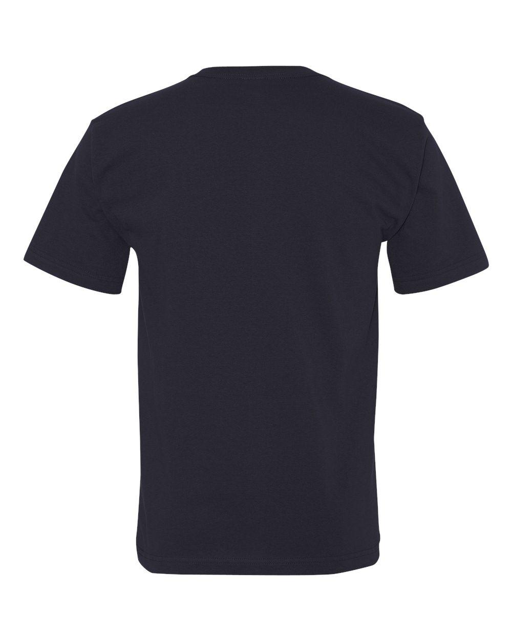 5070 Bayside USA-Made Short Sleeve T-Shirt With a Pocket - Back Image
