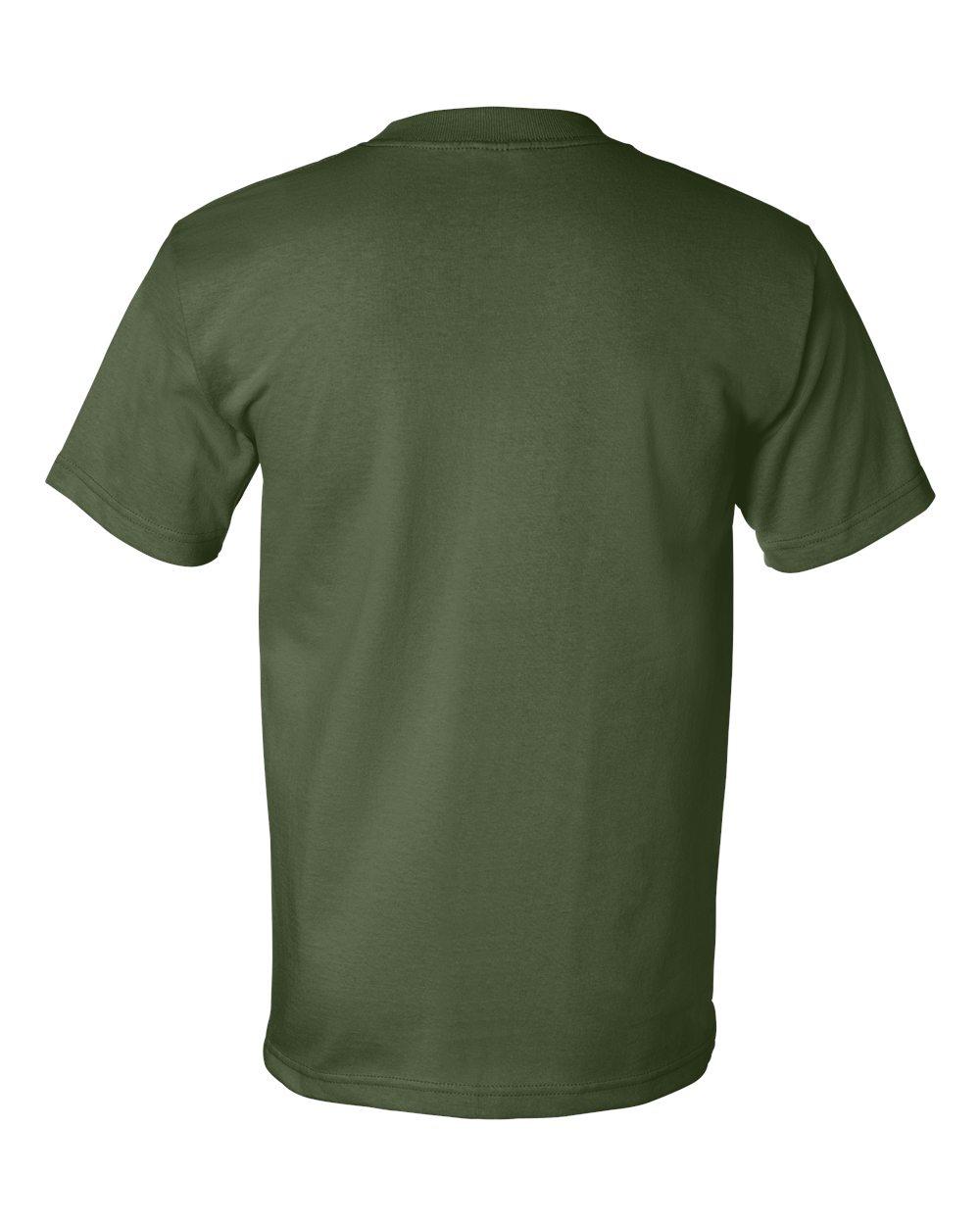 5100 Bayside USA-Made Short Sleeve T-Shirt - Back Image