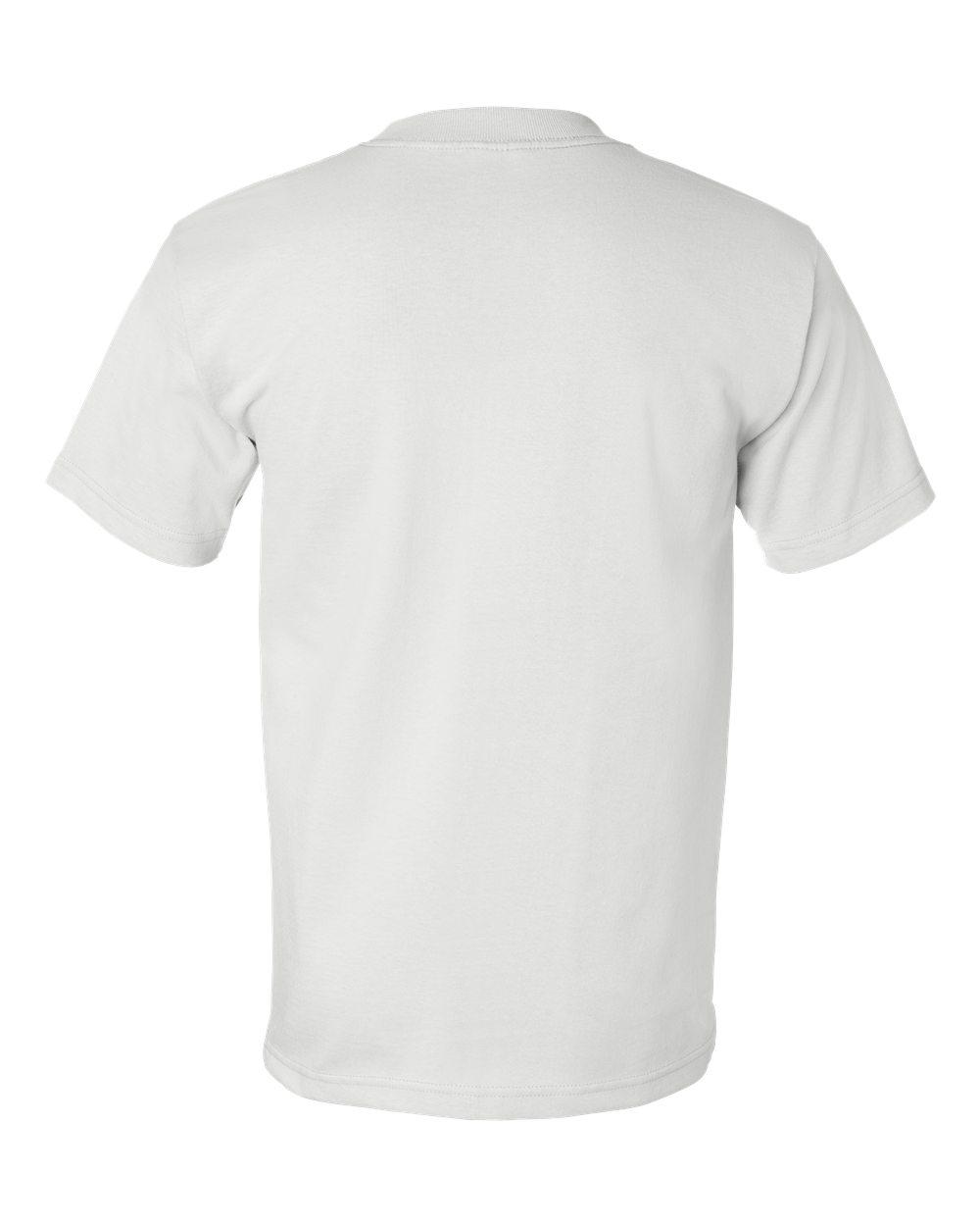 5100 Bayside USA-Made Short Sleeve T-Shirt - Back Image
