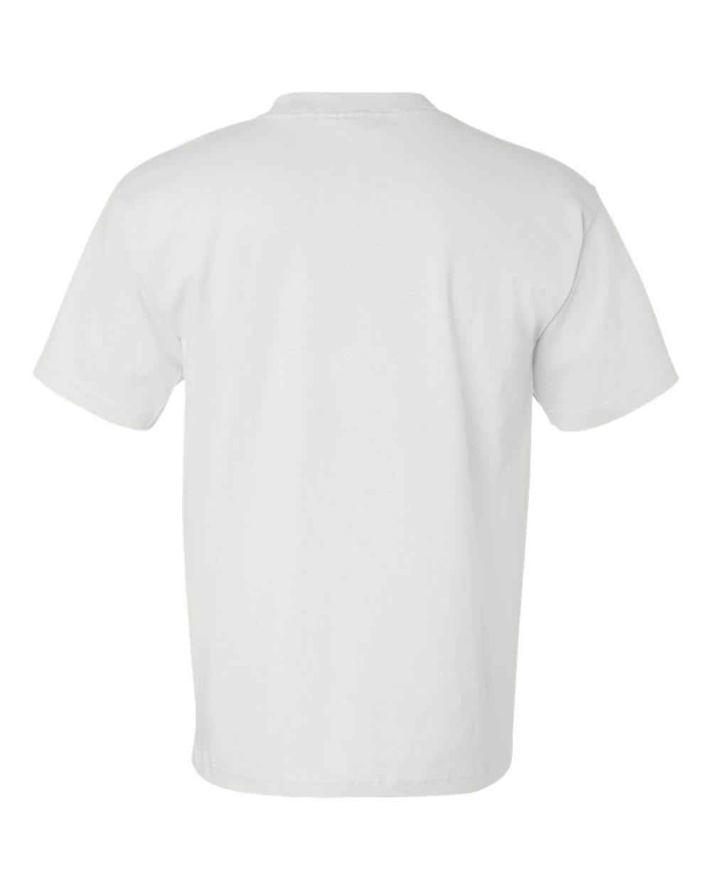 7100 Bayside USA-Made Short Sleeve T-Shirt with a Pocket 7100 Bayside USA-Made Short Sleeve T-Shirt with a Pocket - Back Image