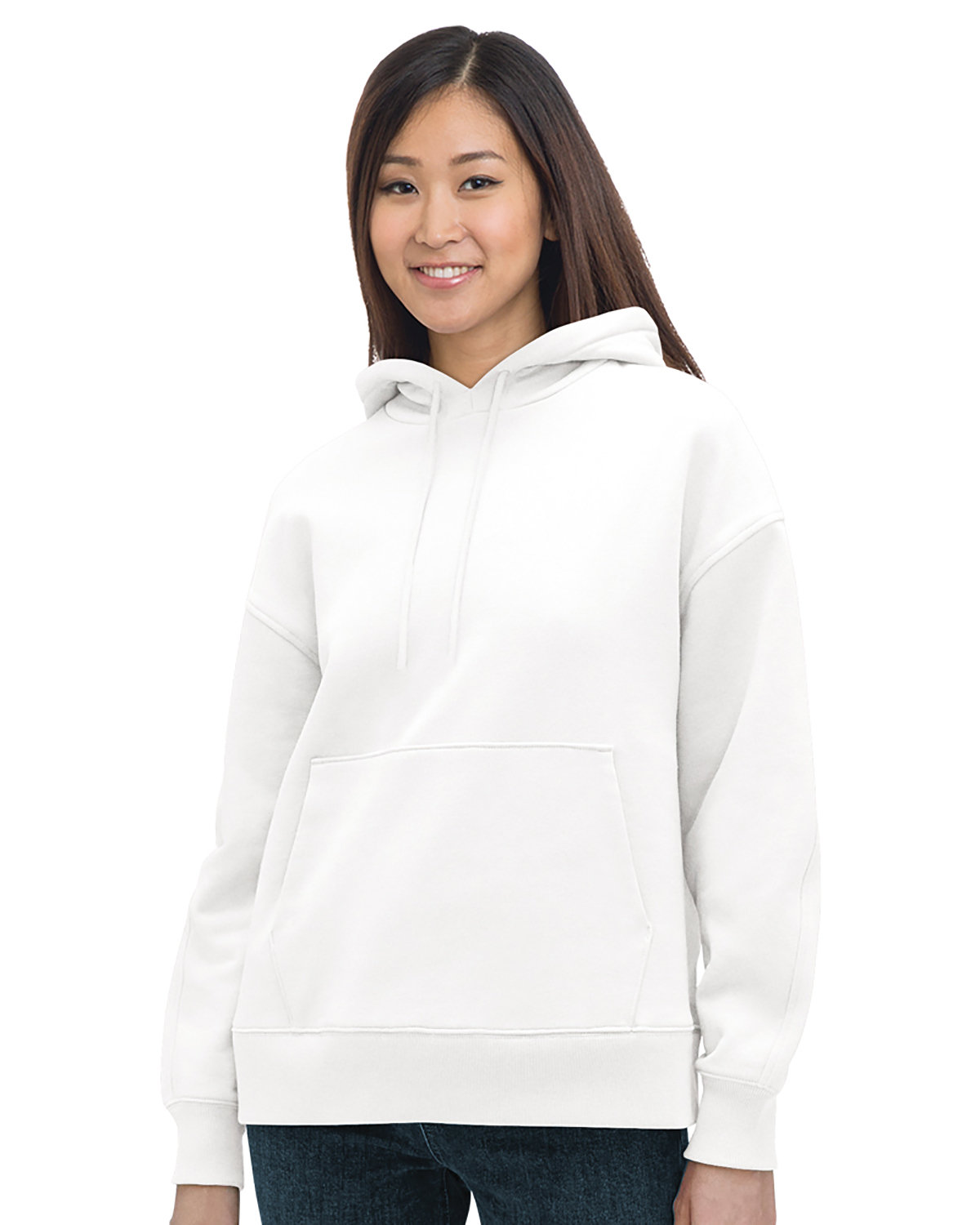 7760BA Bayside Ladies Hooded Pullover