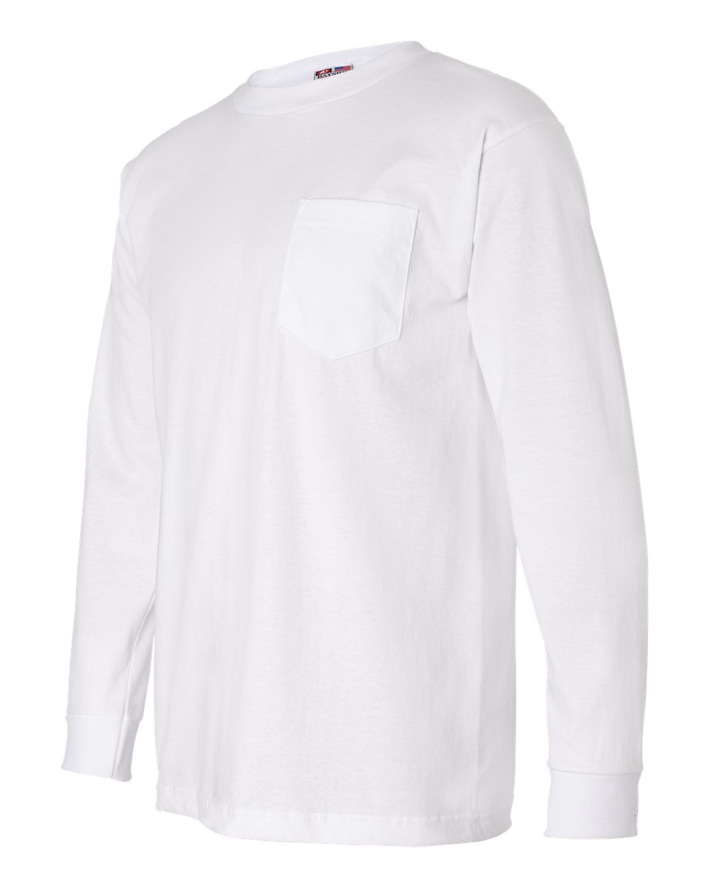 8100 Bayside USA-Made Long Sleeve T-Shirt with a Pocket 8100 Bayside USA-Made Long Sleeve T-Shirt with a Pocket - Siide Image