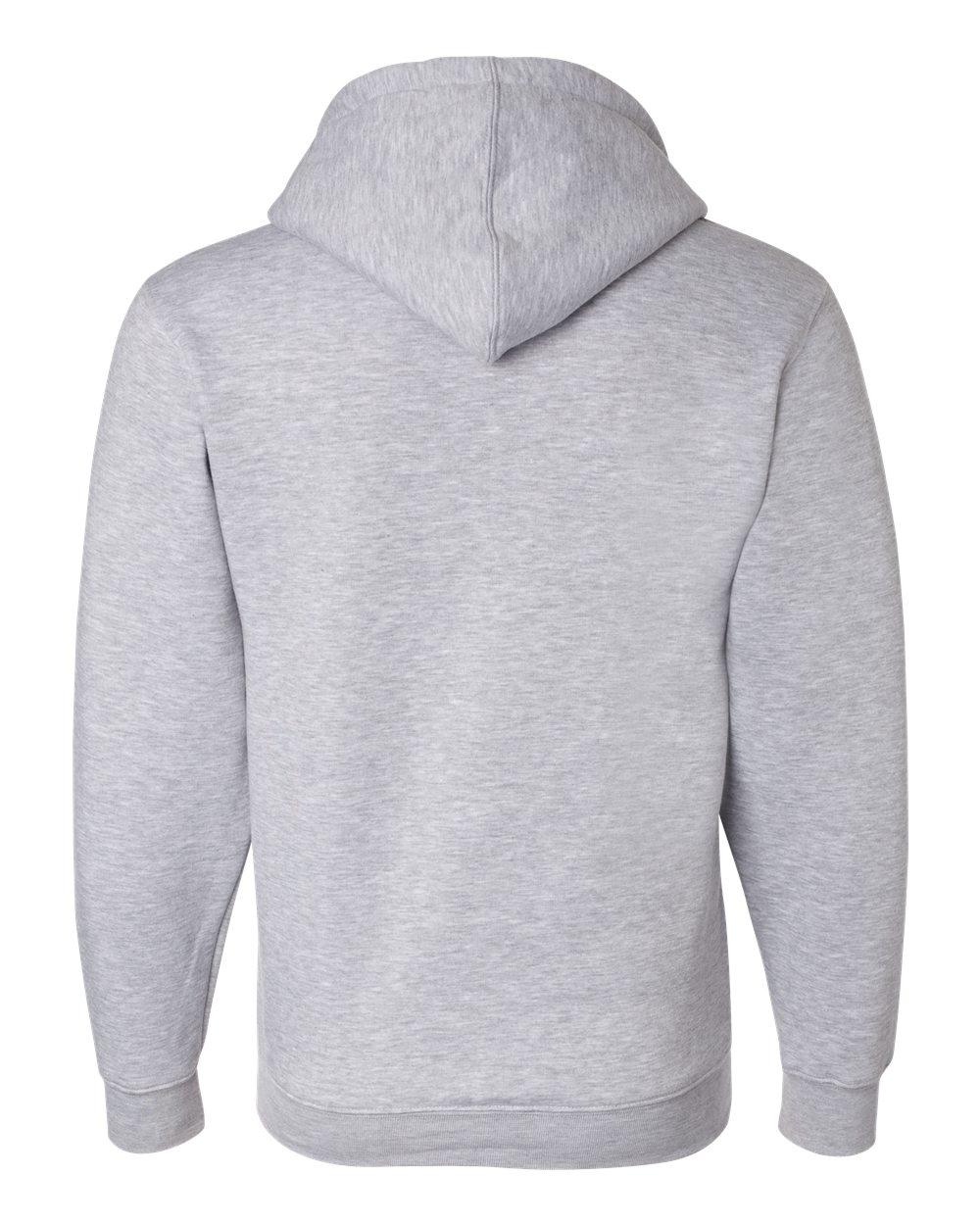 900 Bayside USA-Made Full-Zip Hooded Sweatshirt - Back Image
